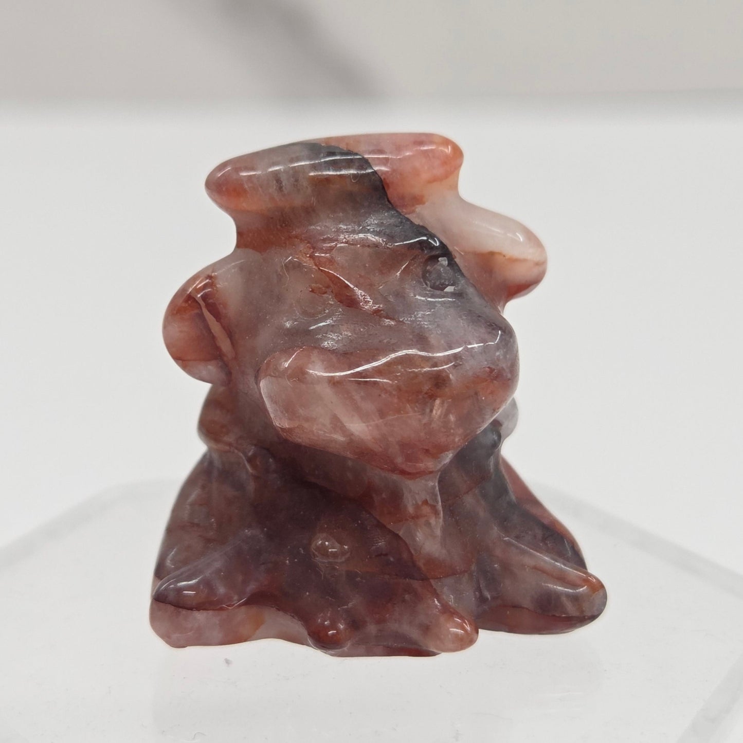 Self-milking cow carving (small)