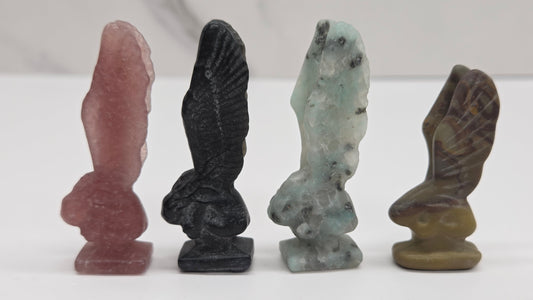 Weeping angel carvings