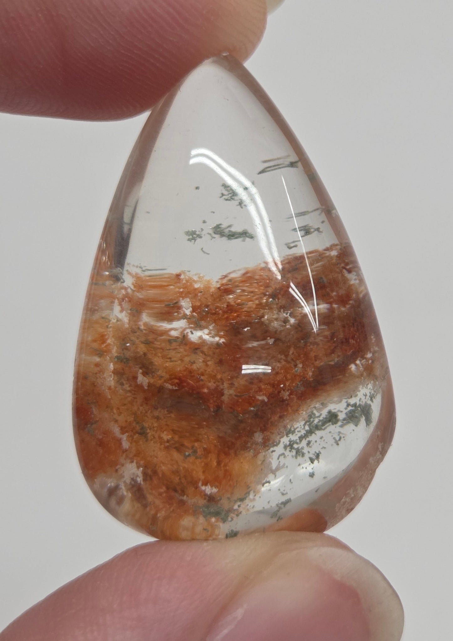 Garden Quartz teardrop/pendant