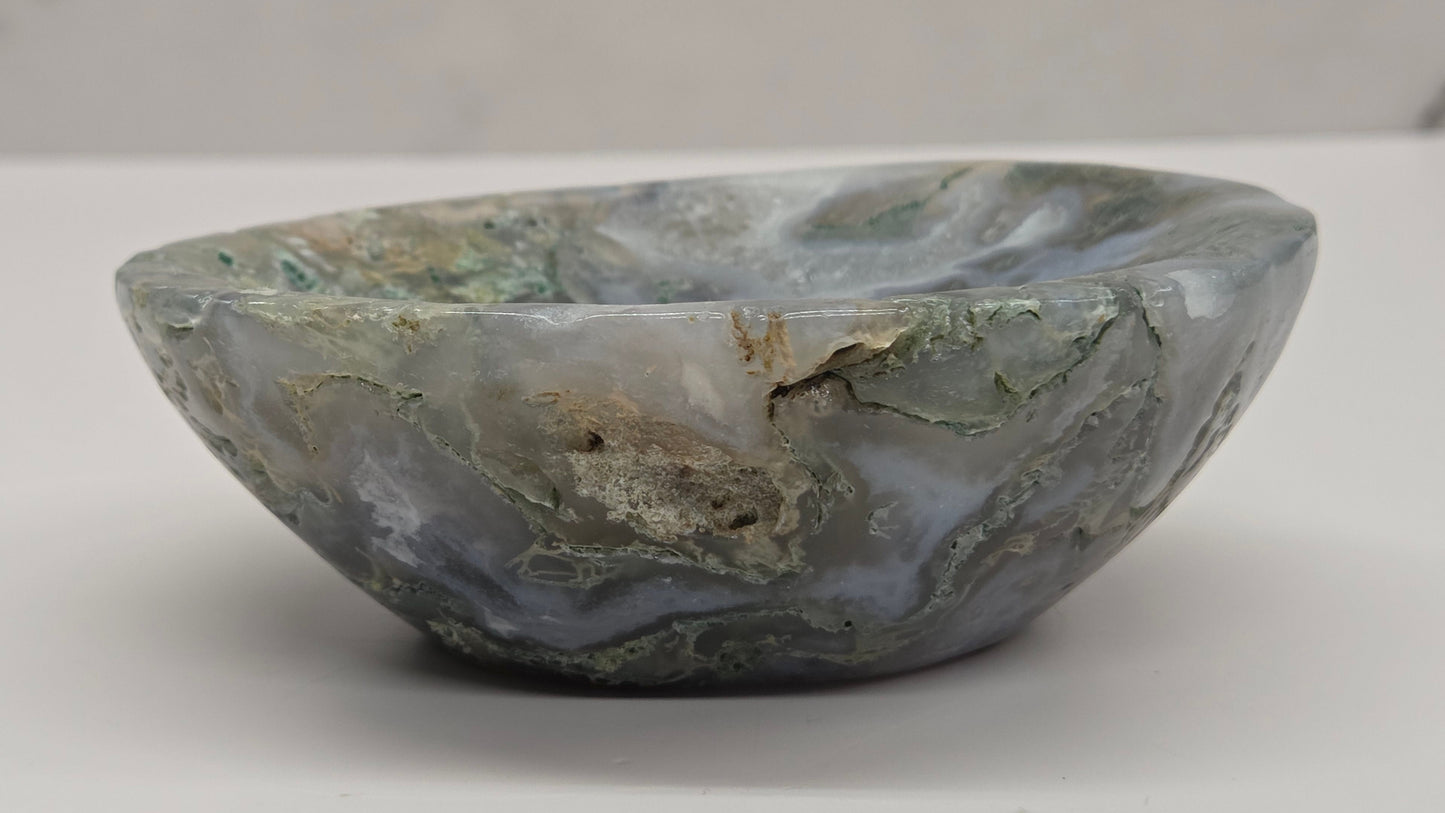 Moss Agate bowl