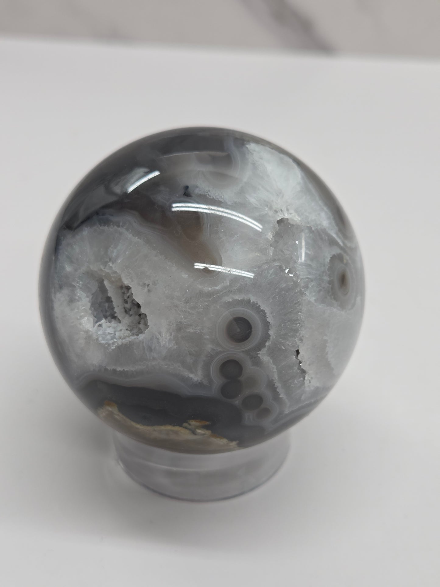 Volcano Agate spheres