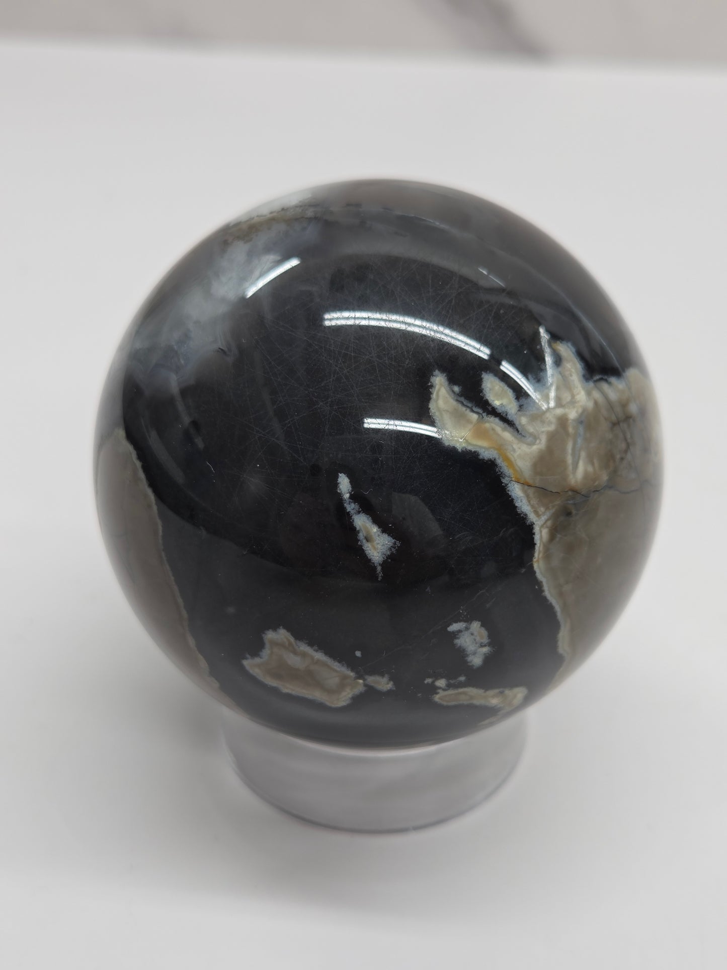 Volcano Agate spheres