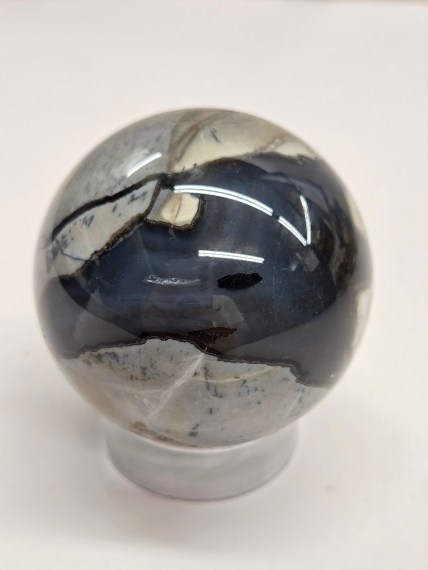 Volcano Agate spheres