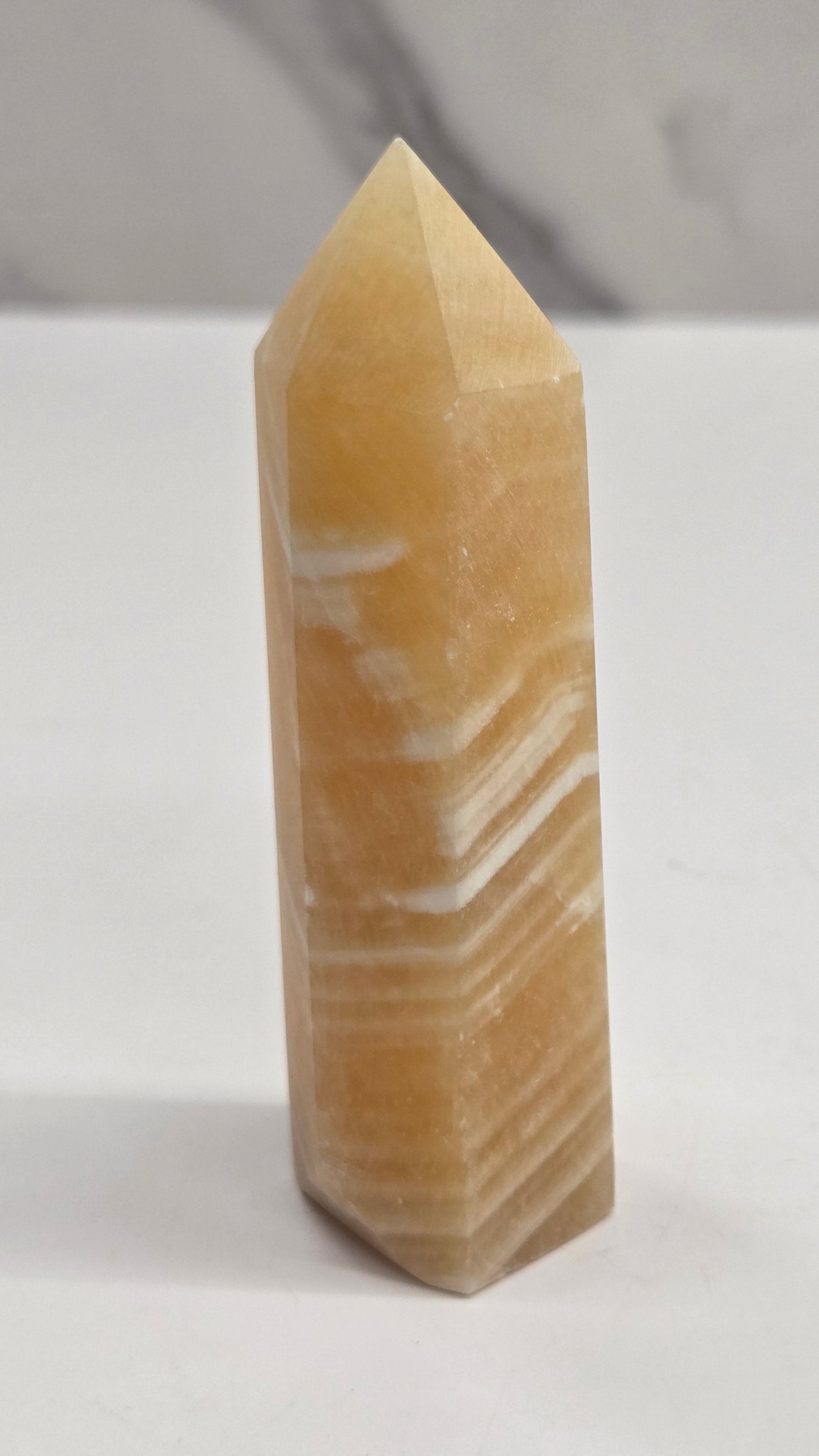 Orange Banded Calcite tower