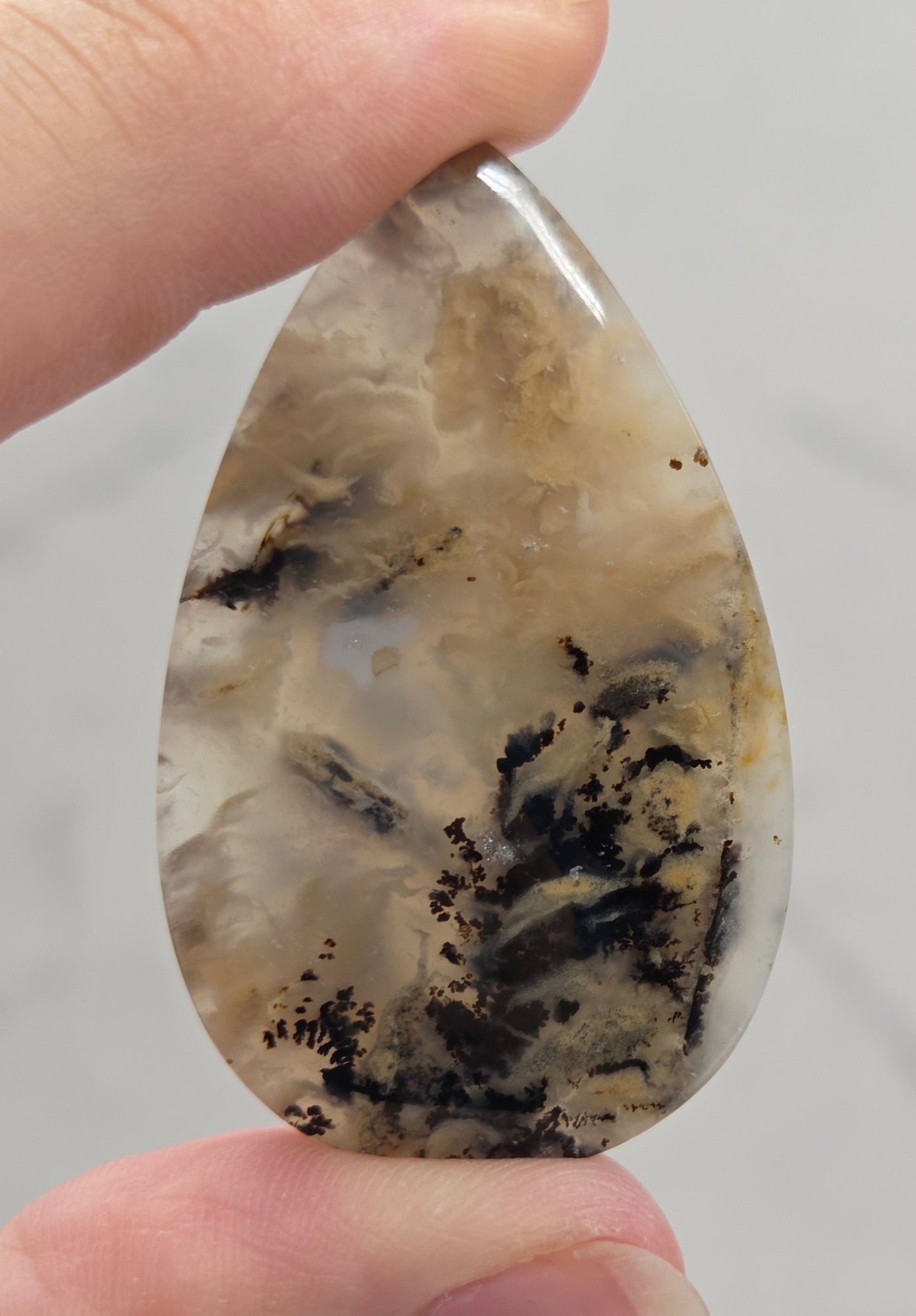 Tiger Agate pendant/cabachon (Indonesia)