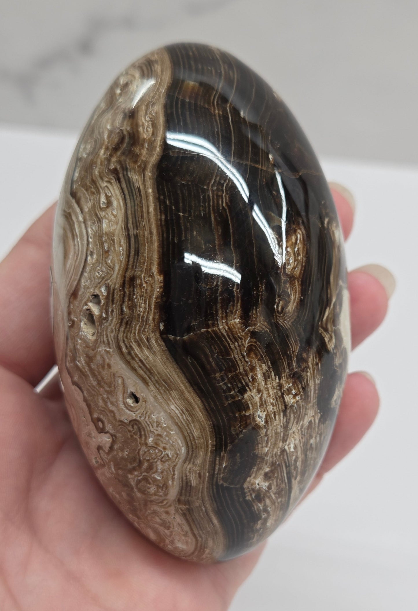 Chocolate Calcite egg