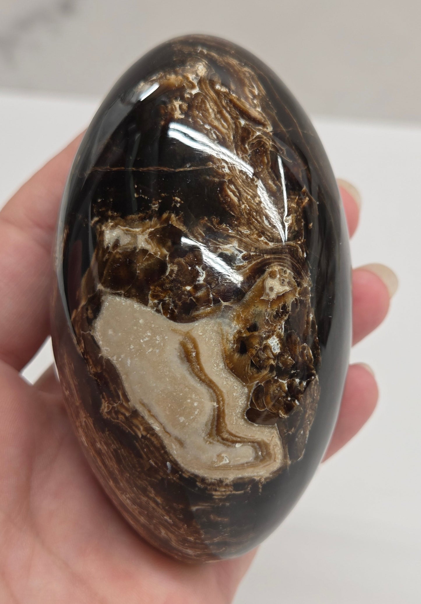 Chocolate Calcite egg