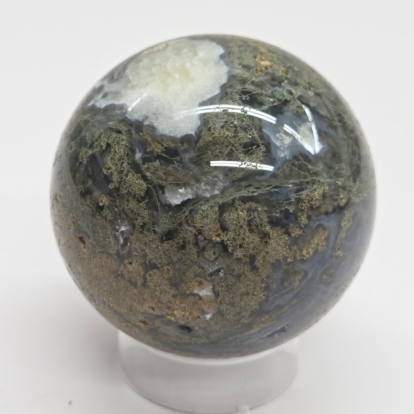 Moss Agate sphere