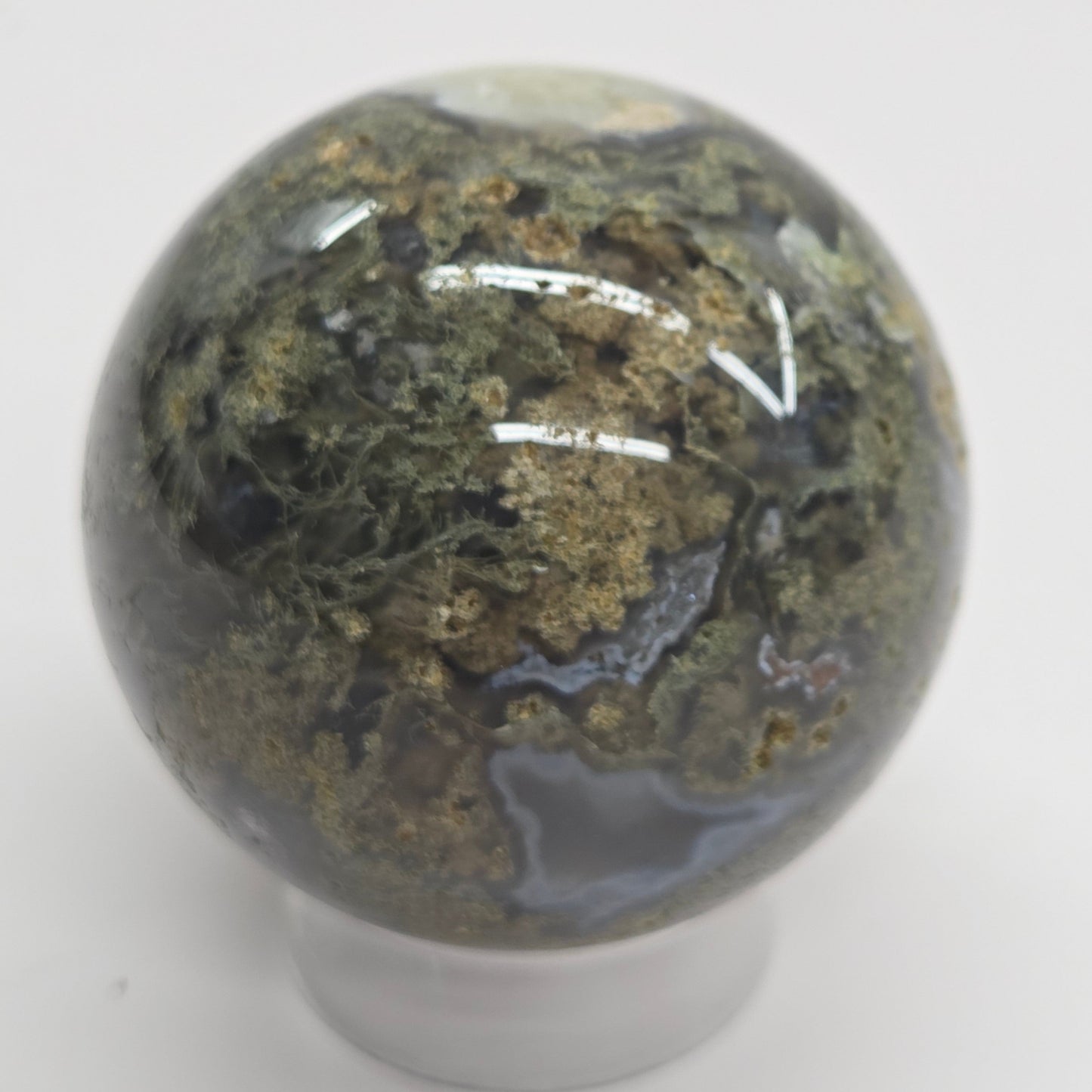 Moss Agate sphere