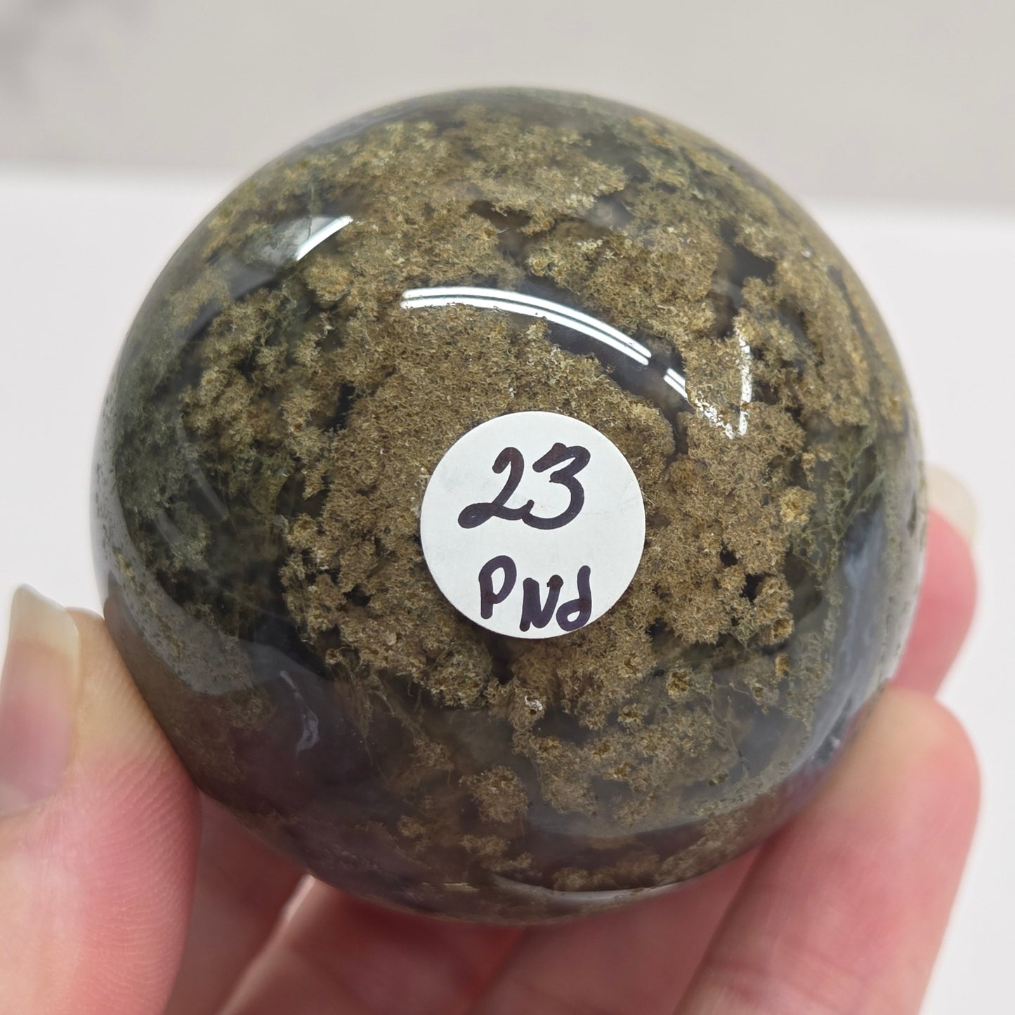 Moss Agate sphere