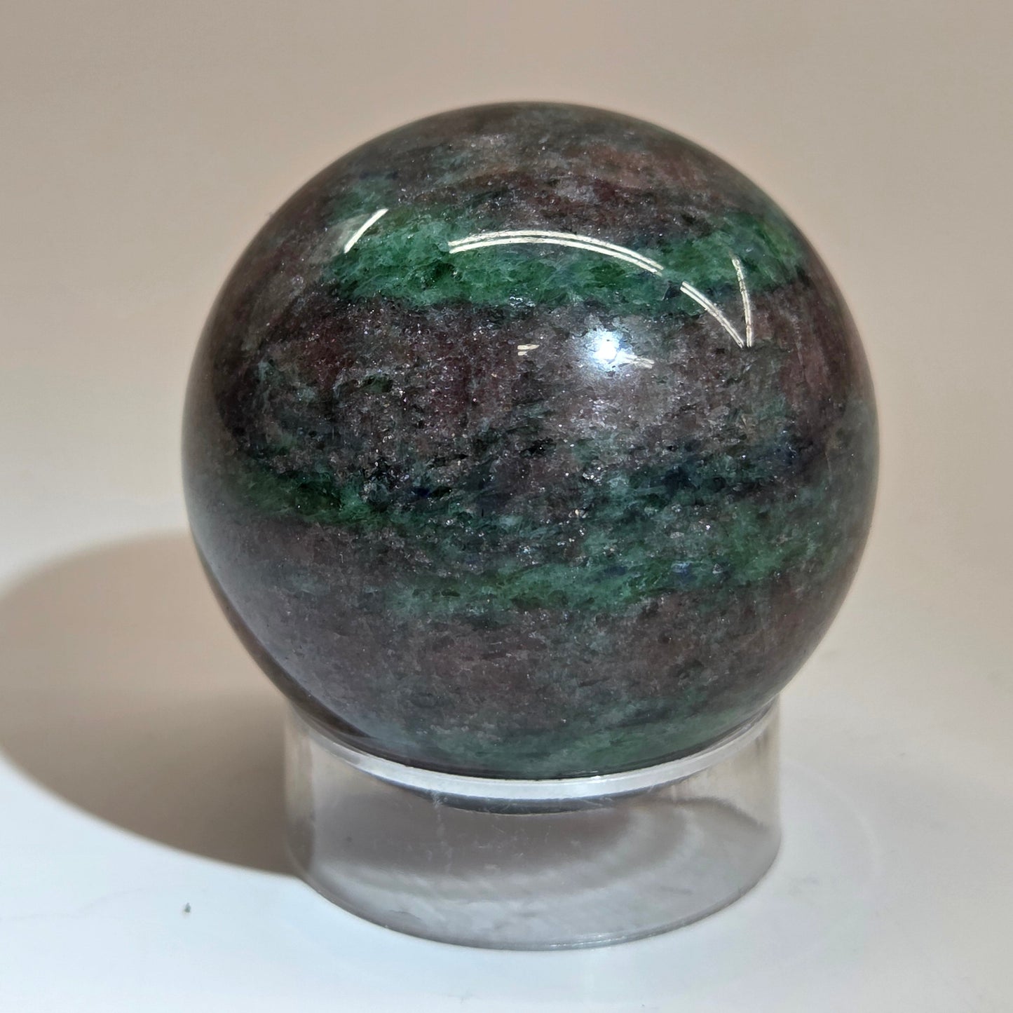 Green & Red Aventurine sphere