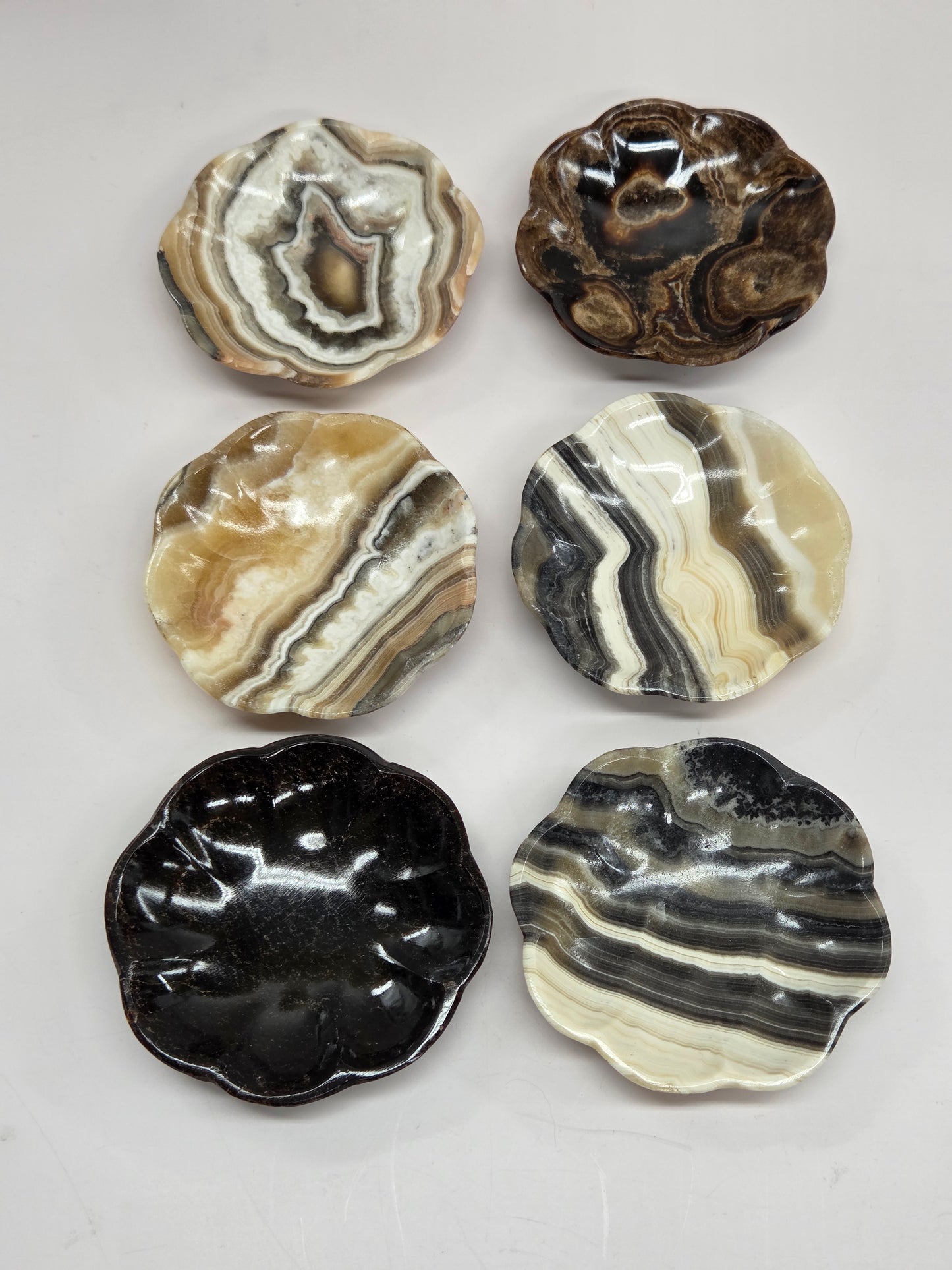Calcite trinket bowl