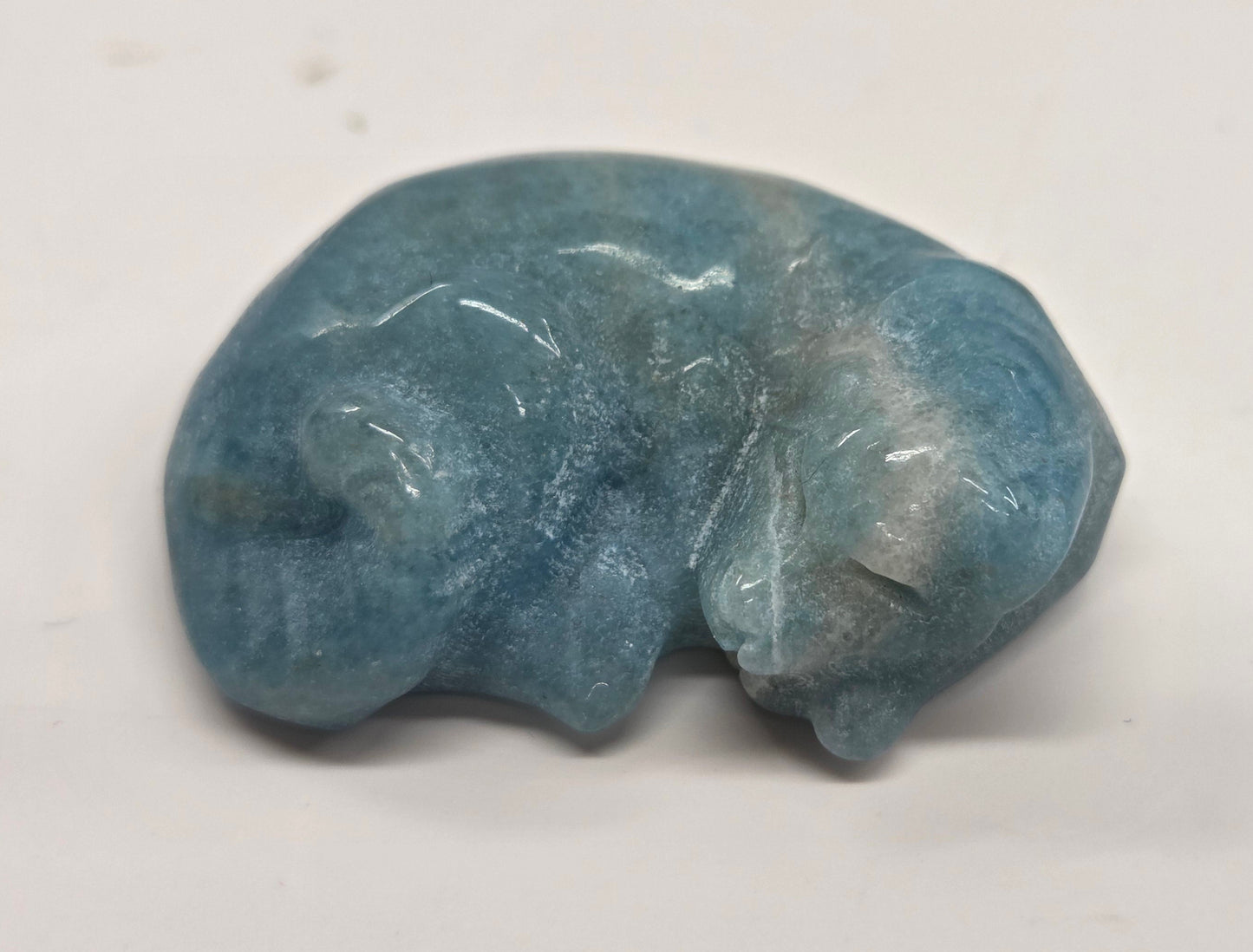 Sleeping dog carving