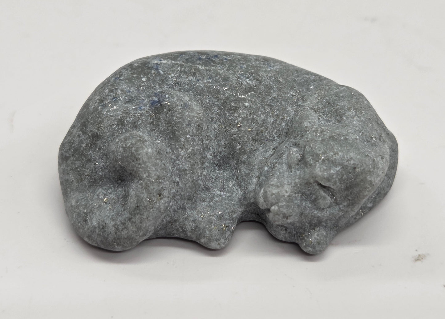 Sleeping dog carving