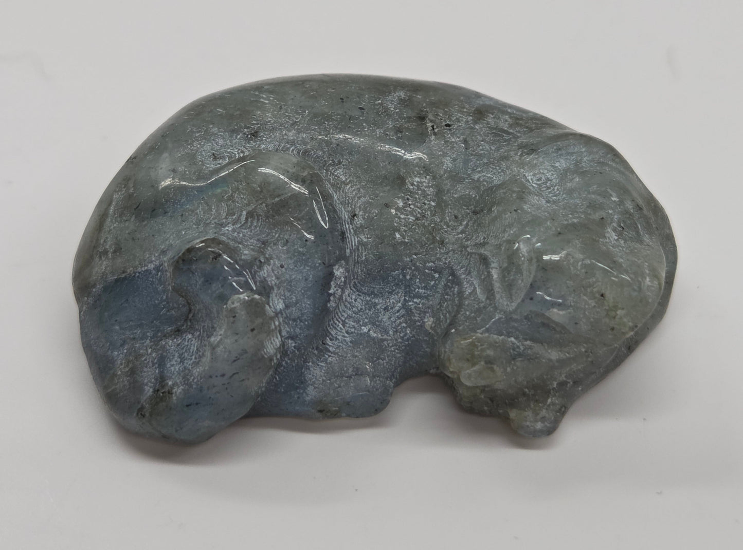 Sleeping dog carving