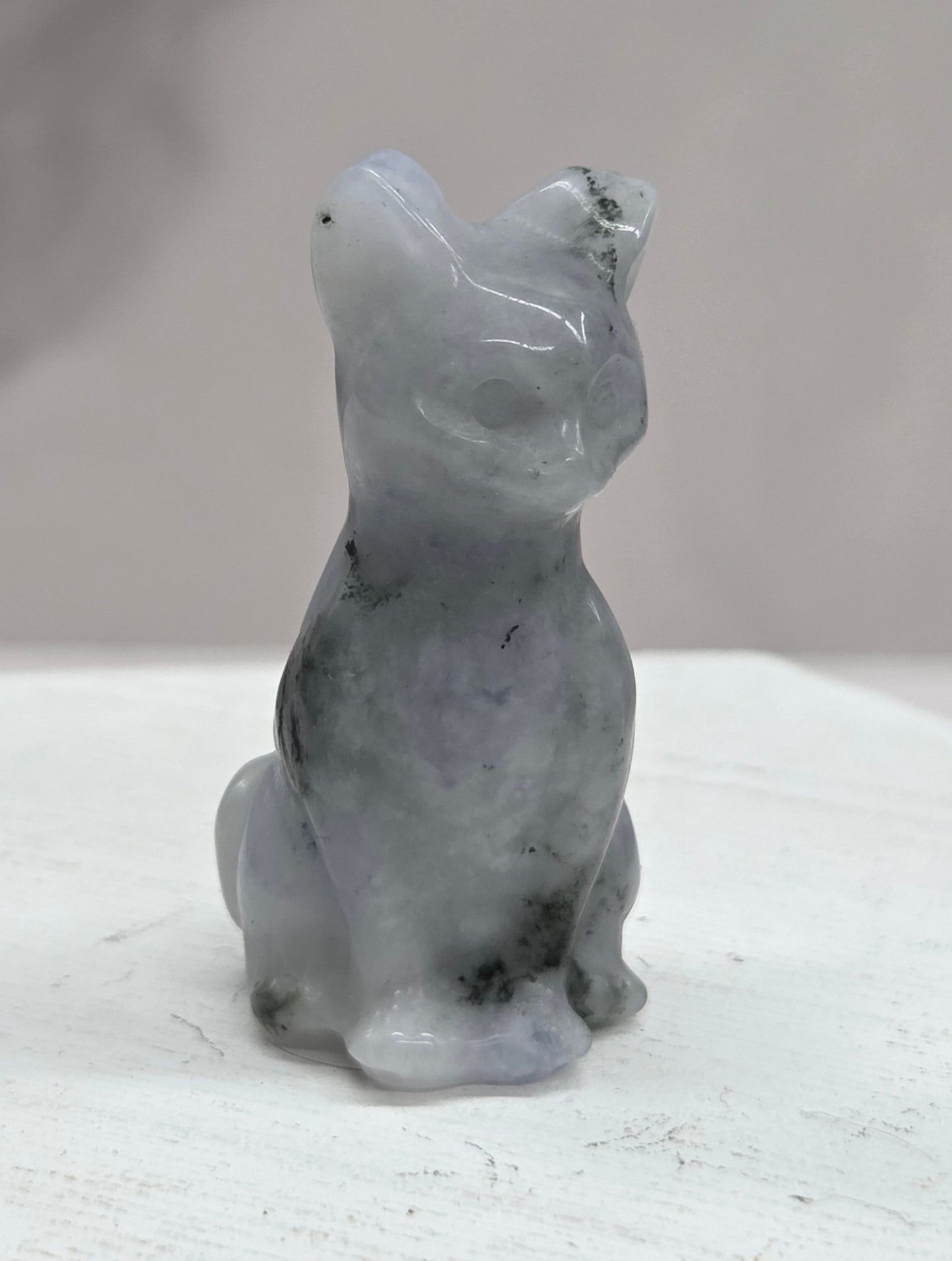 Cat/kitty carving - sitting tall