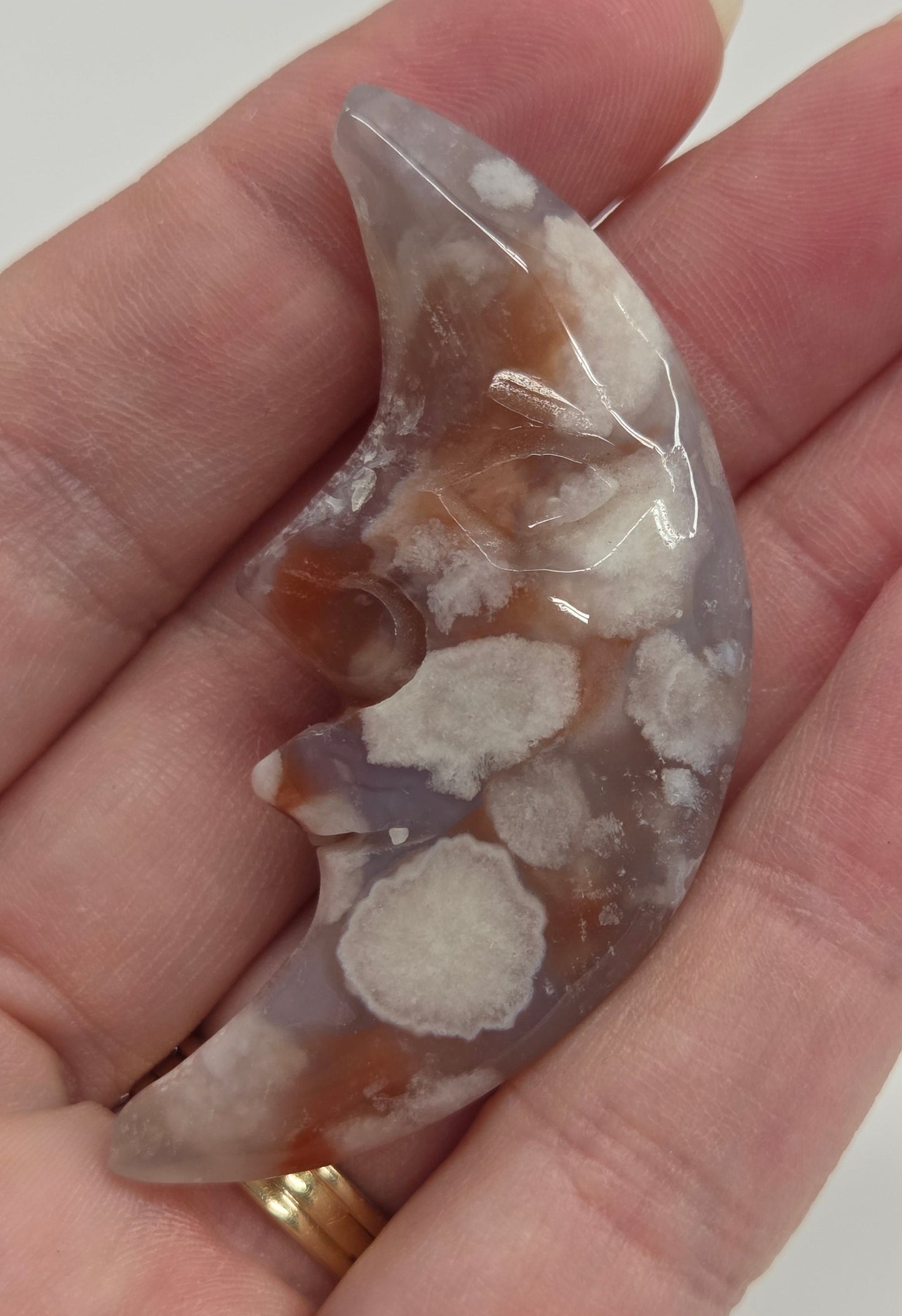 Flower Agate moon