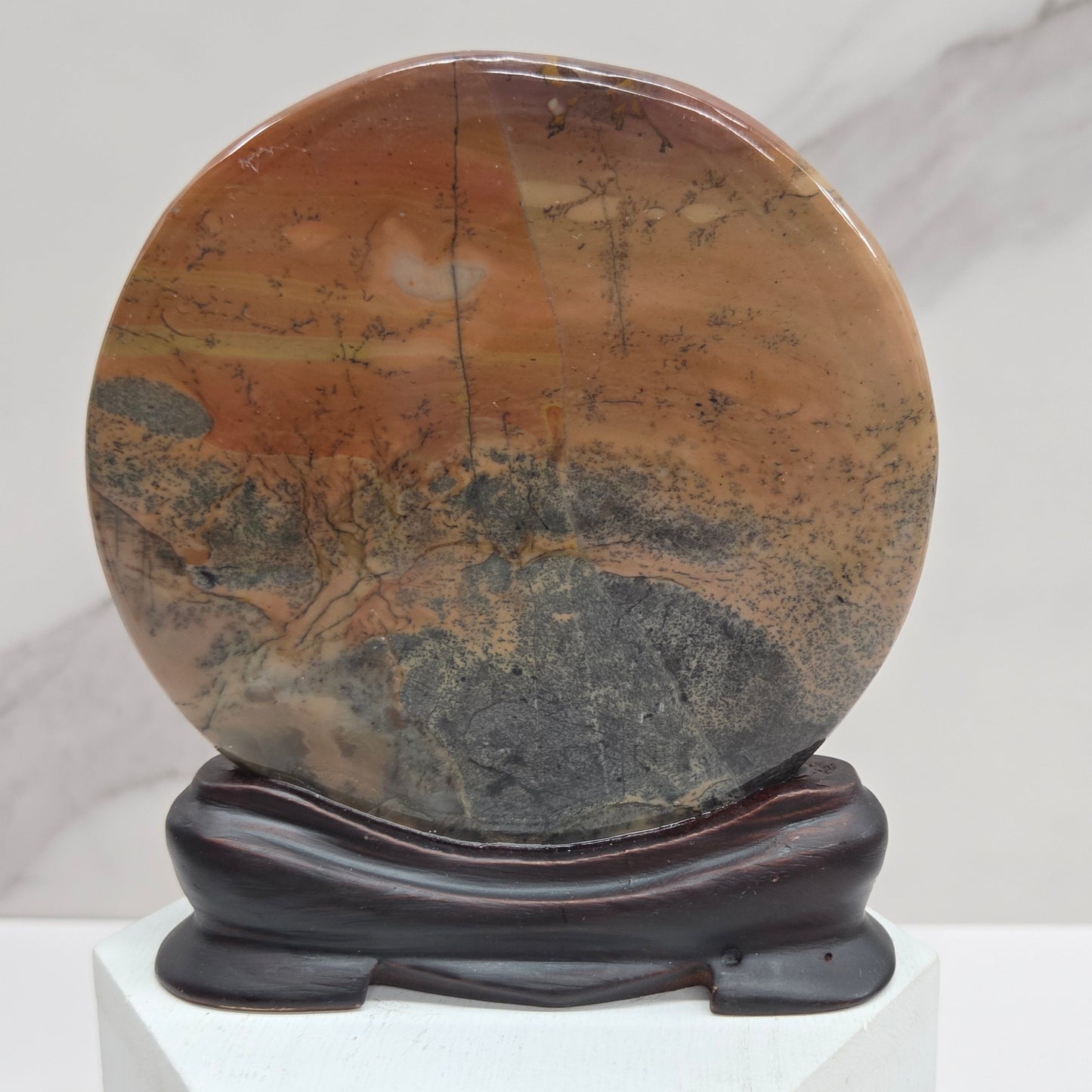 Picture Jasper slab on stand