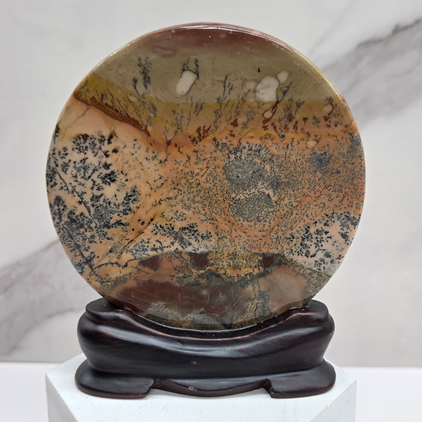 Picture Jasper slab on stand