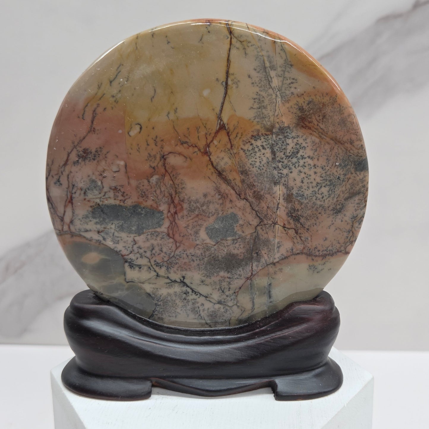 Picture Jasper slab on stand