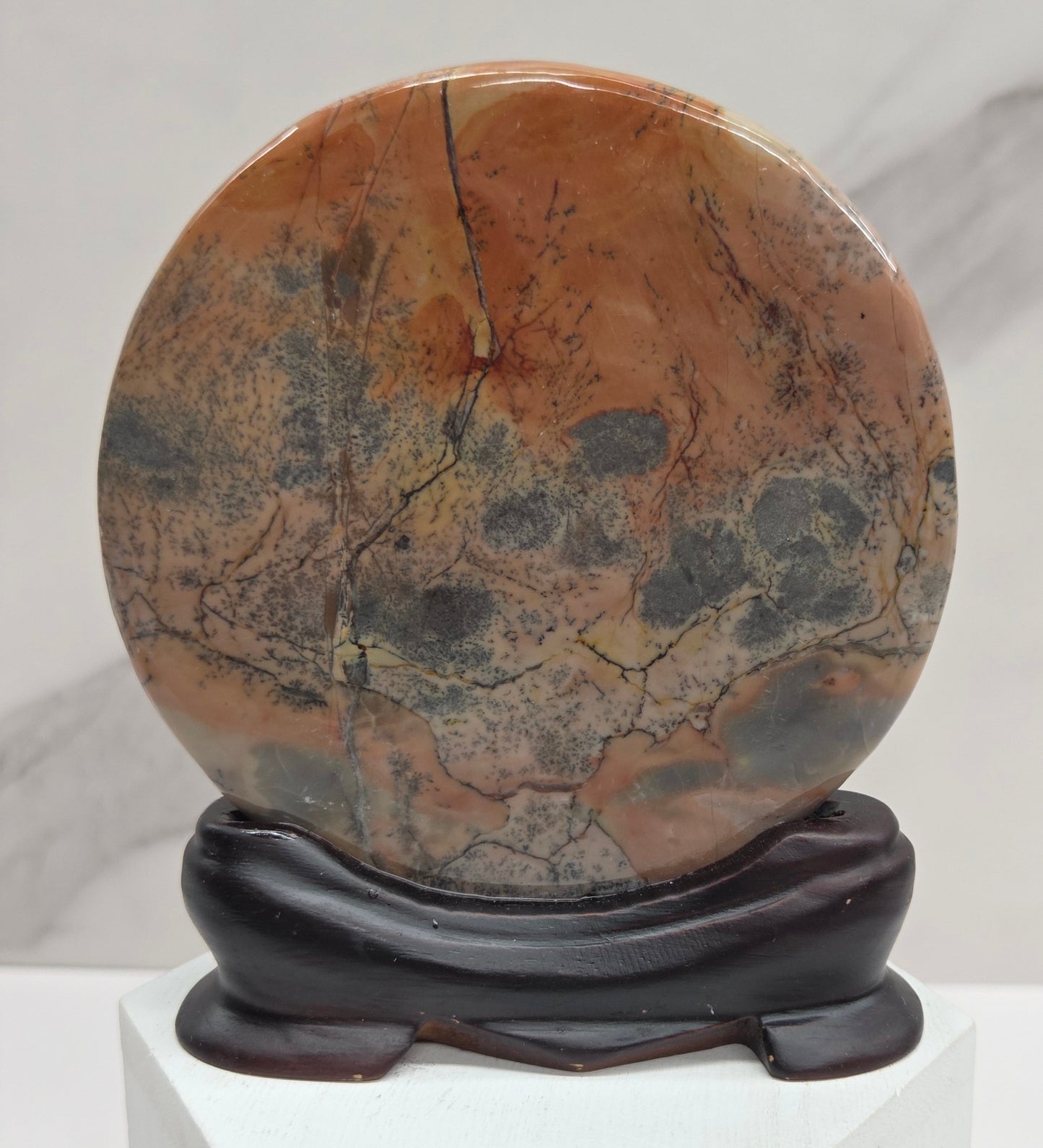 Picture Jasper slab on stand