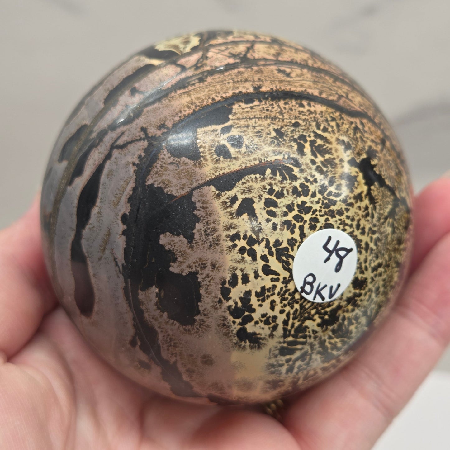 Picture Jasper sphere