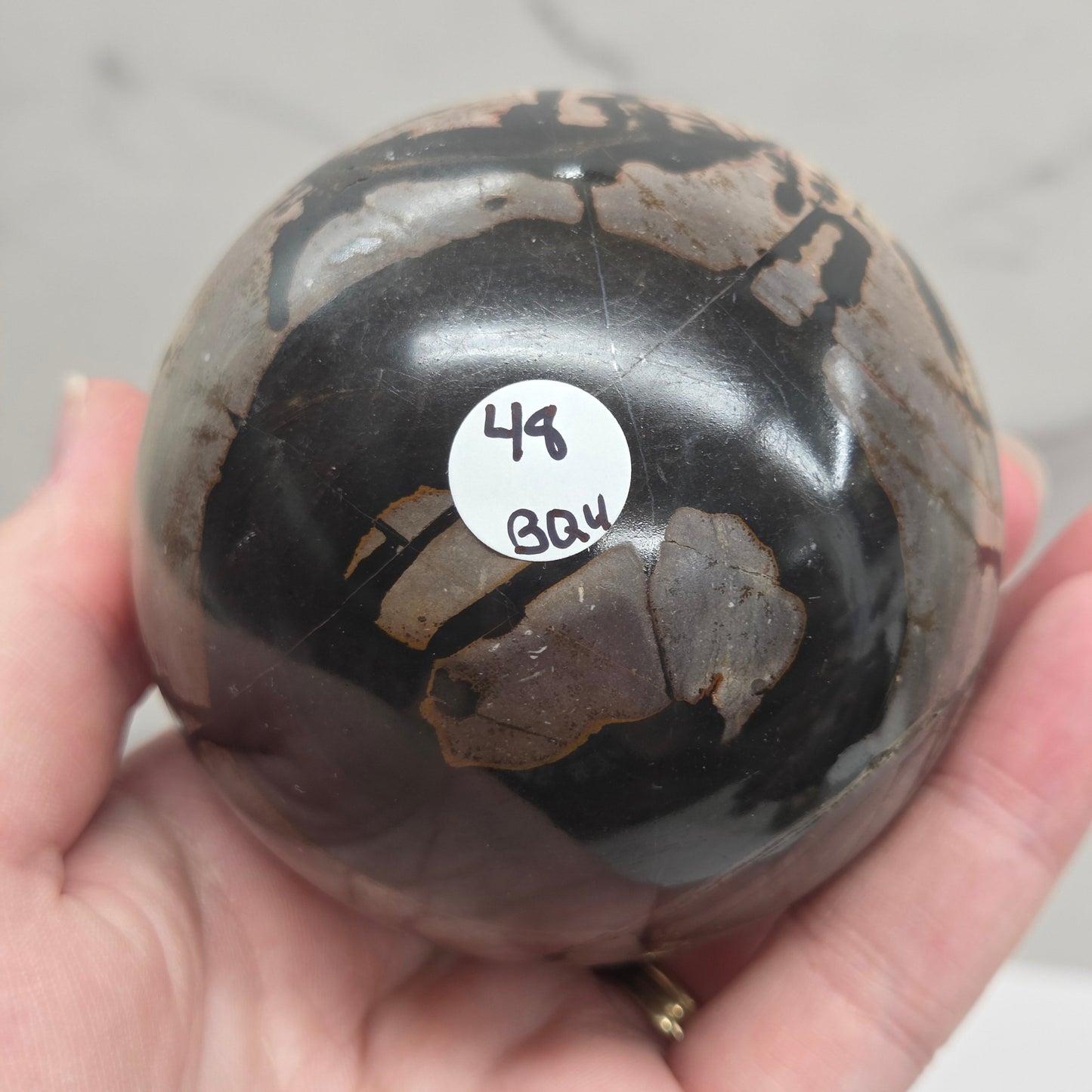 Picture Jasper sphere