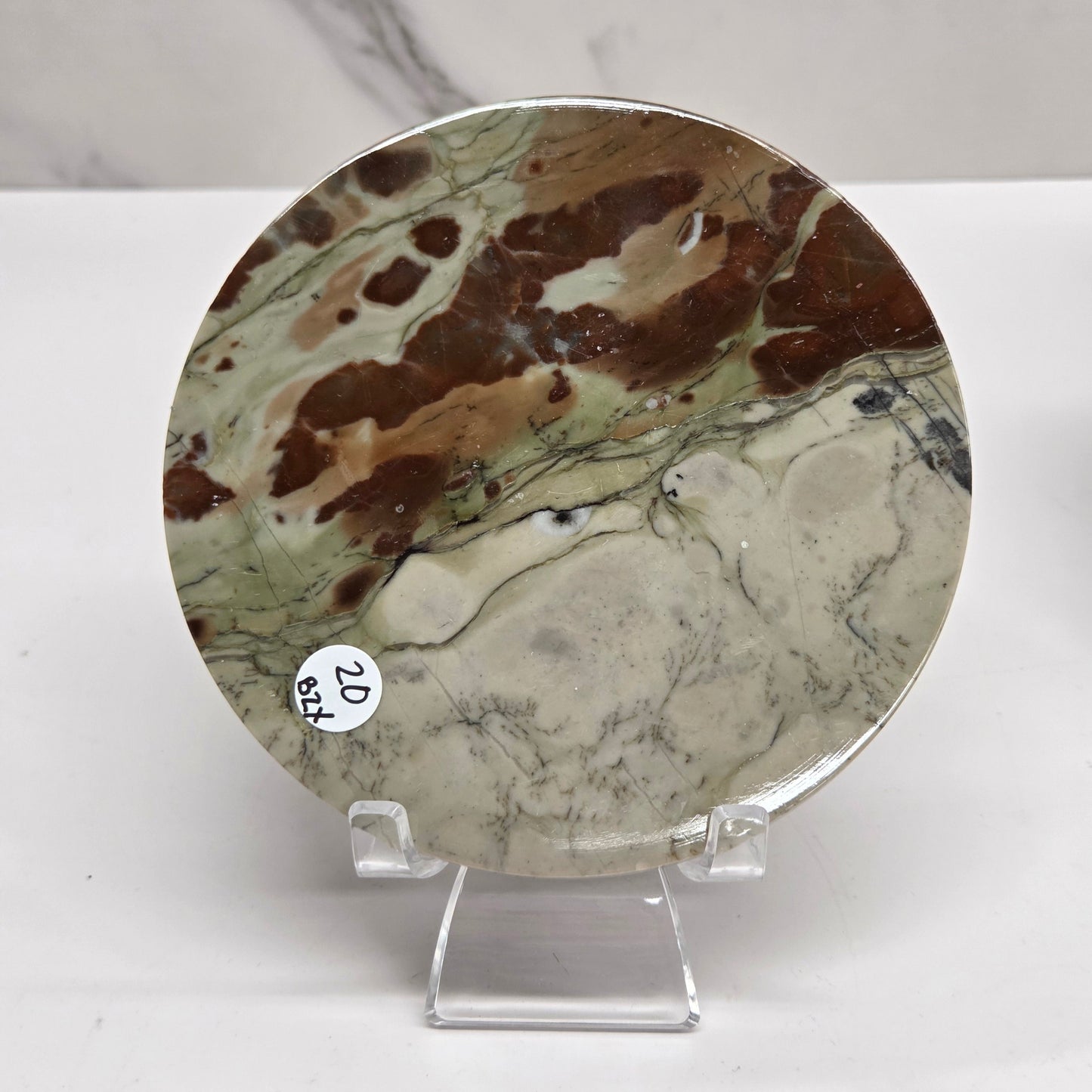 Picture Jasper large round/trivet