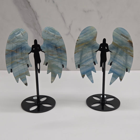 Wings - Fallen Angel Blue Onyx