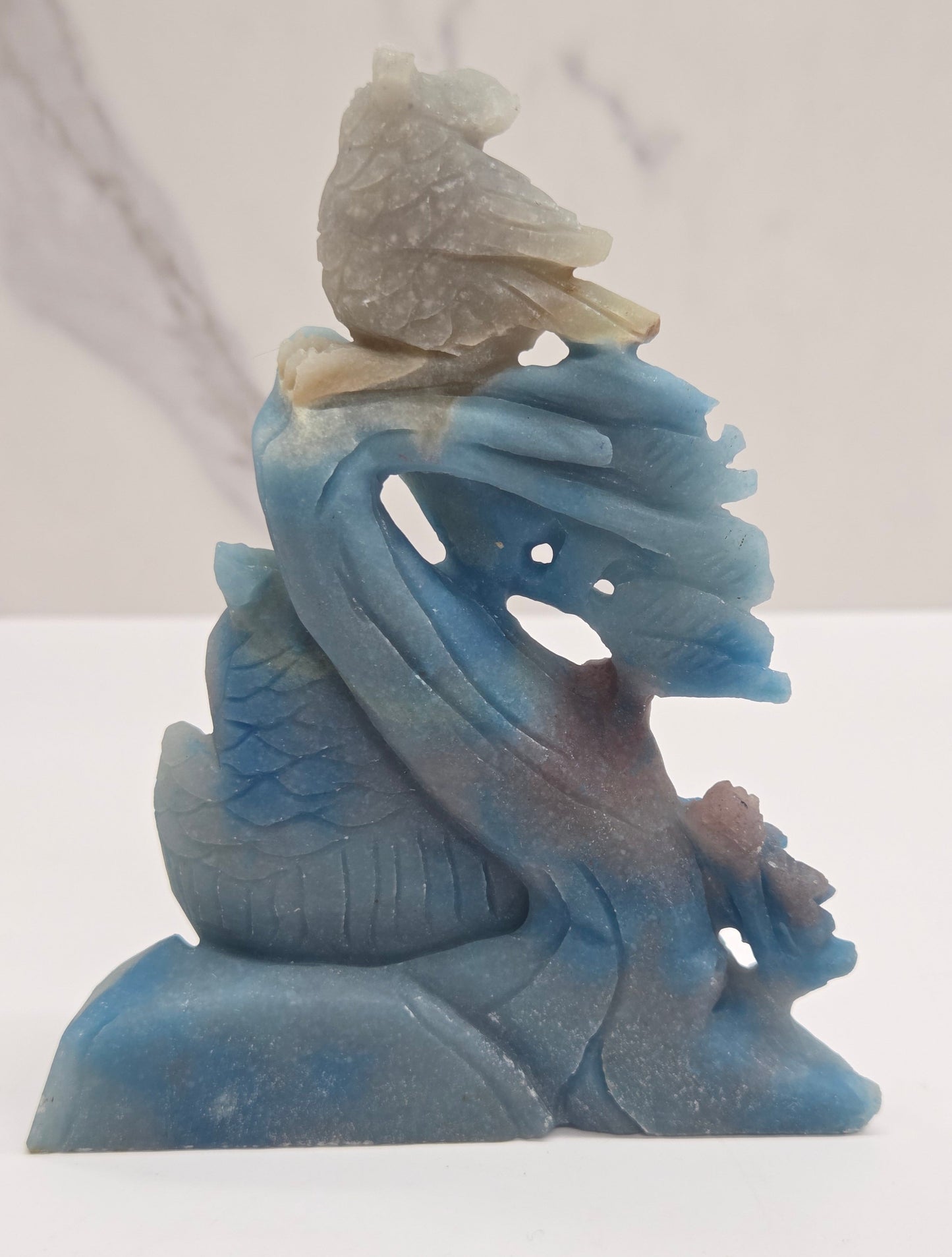 Trolleite owl carving (L)