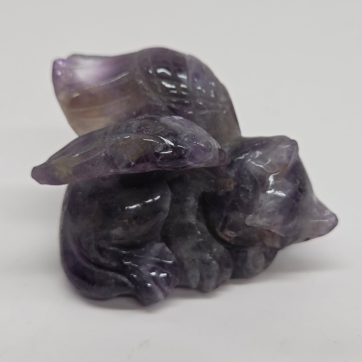 Cat/kitty carving - angel cat (L)