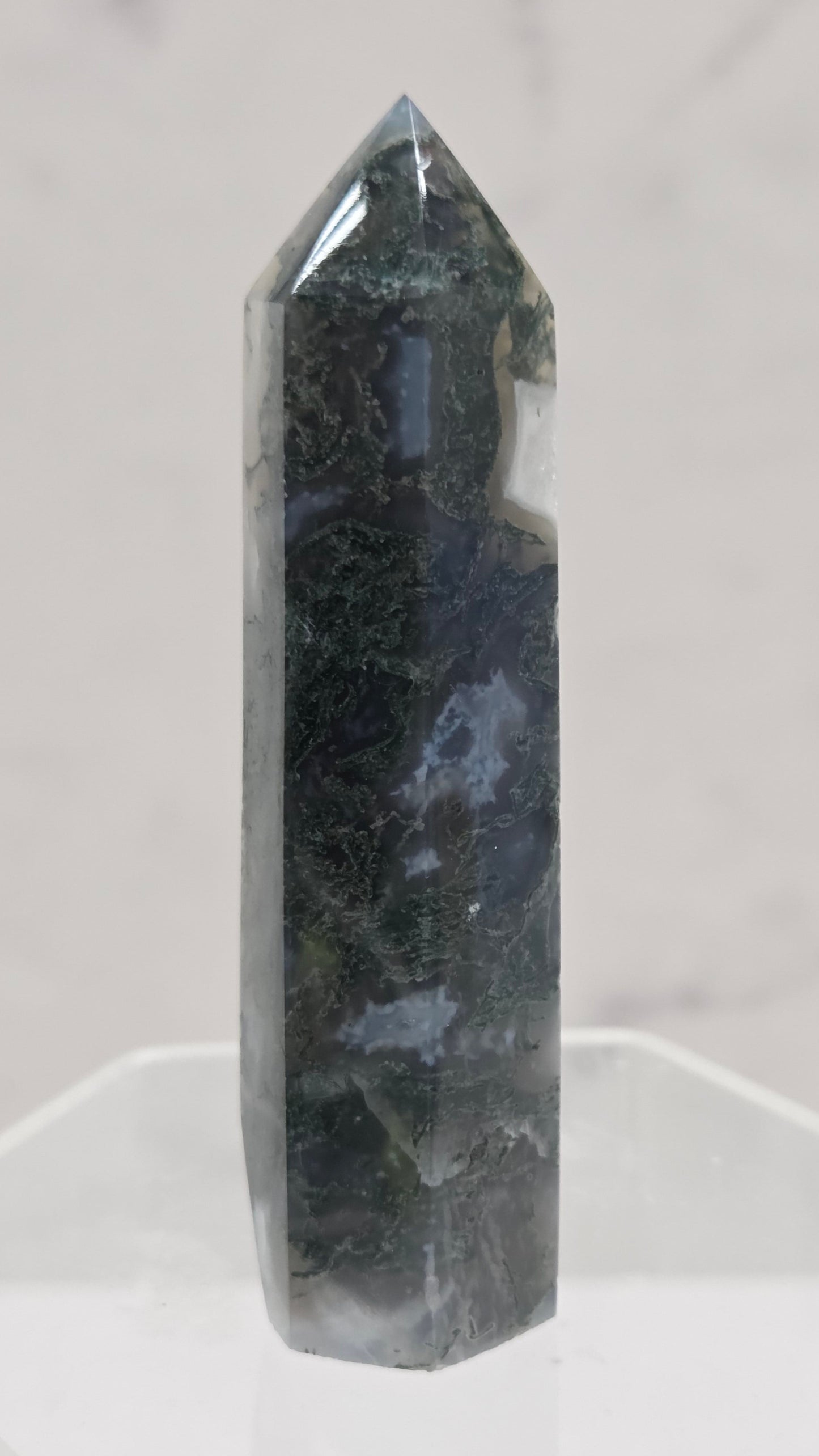 Moss Agate tower (6 sided)