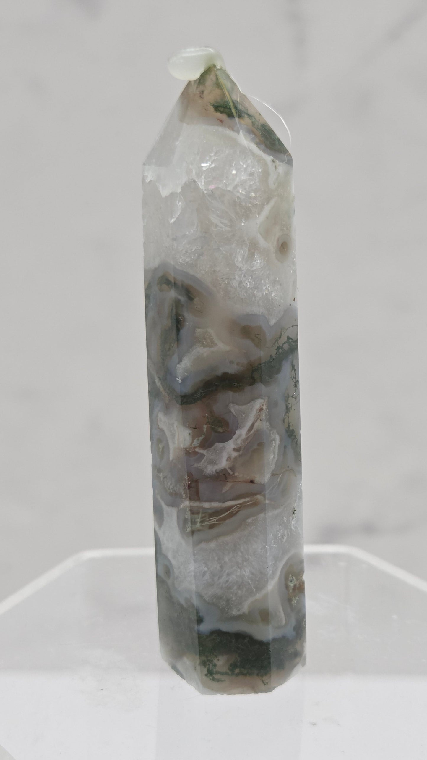 Moss Agate tower (6 sided)