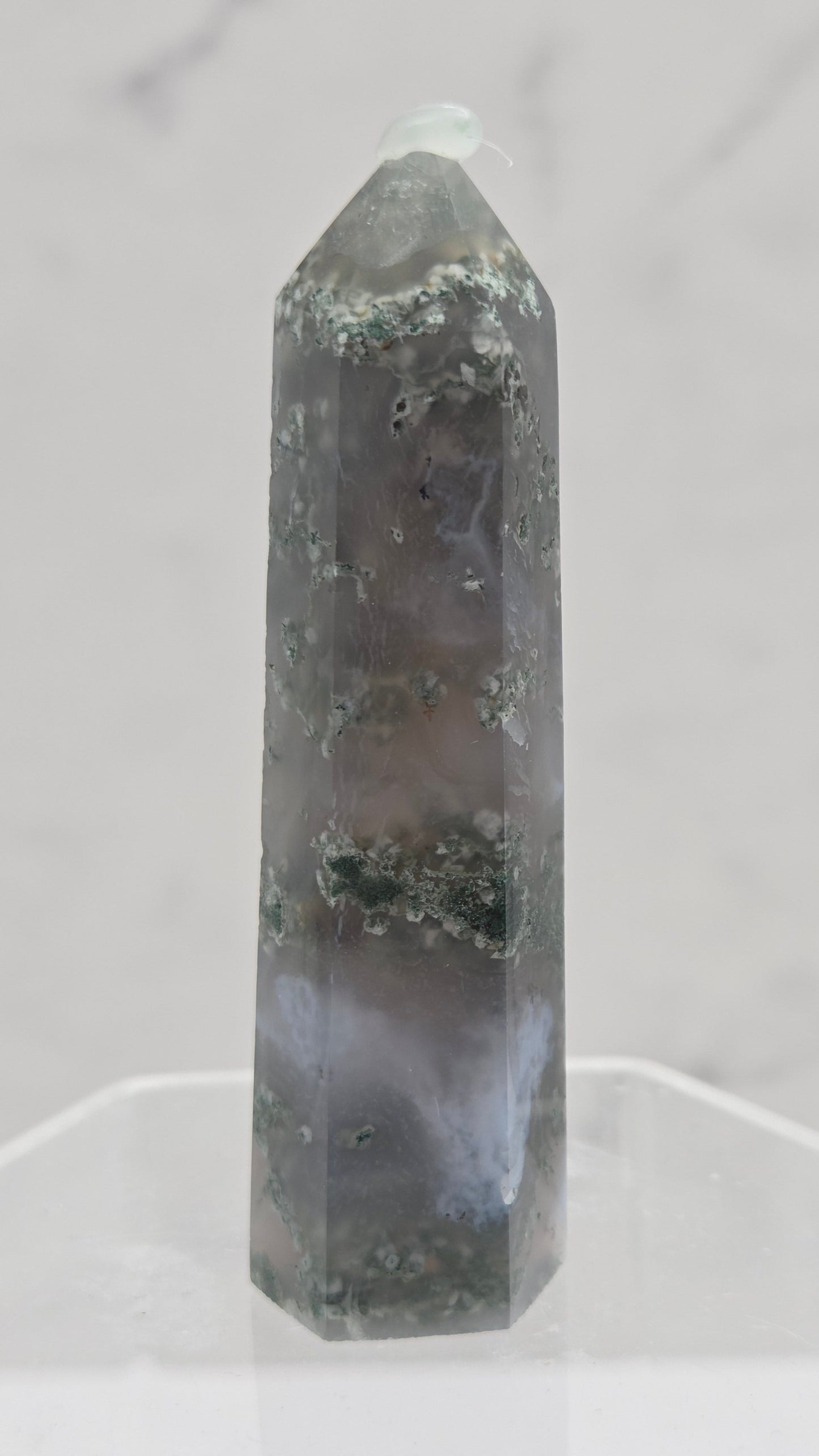 Moss Agate tower (6 sided)