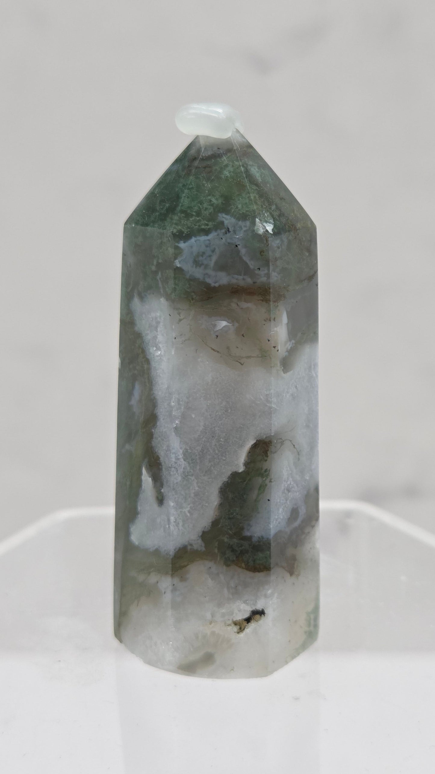 Moss Agate tower (6 sided)