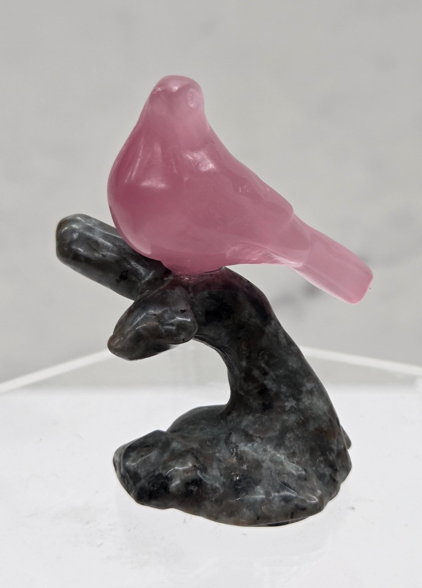 Bird on a limb carving