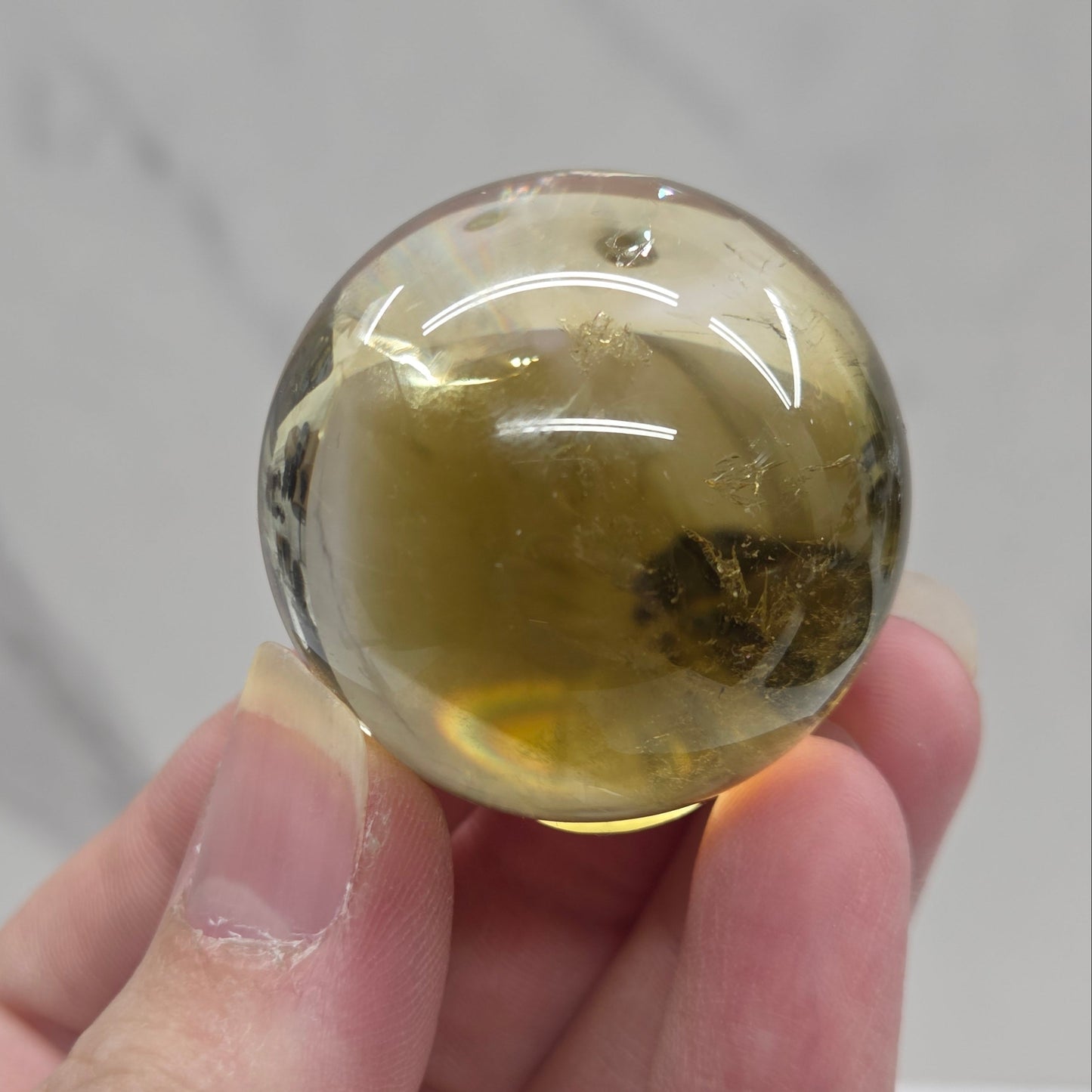 Citrine sphere