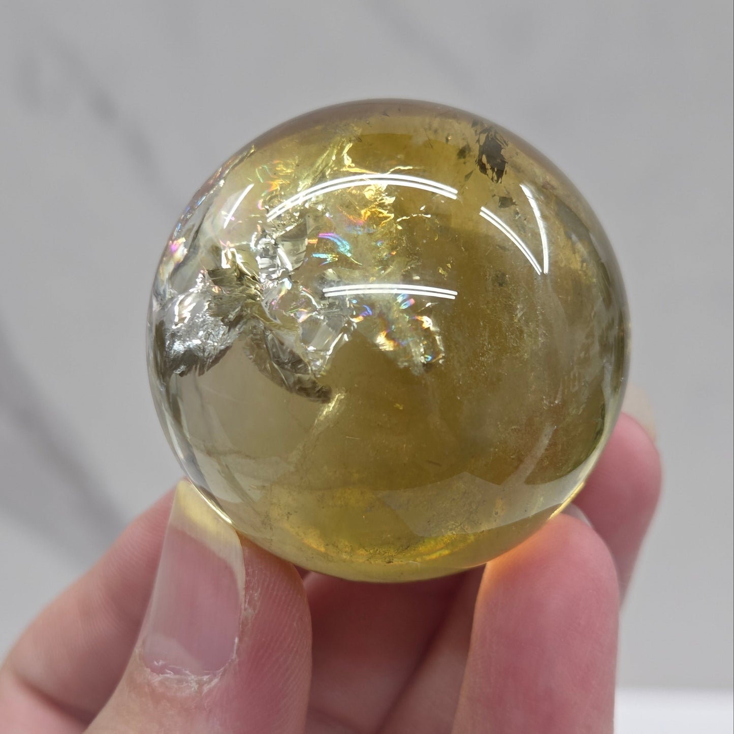 Citrine sphere