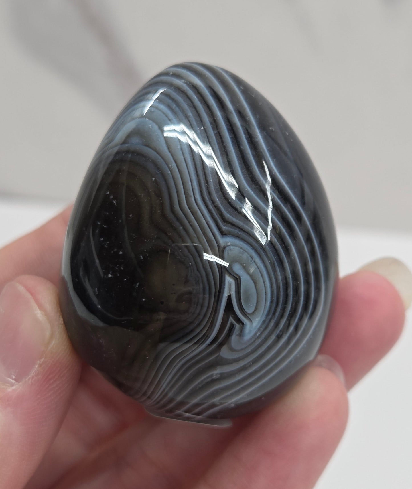 Black Agate egg