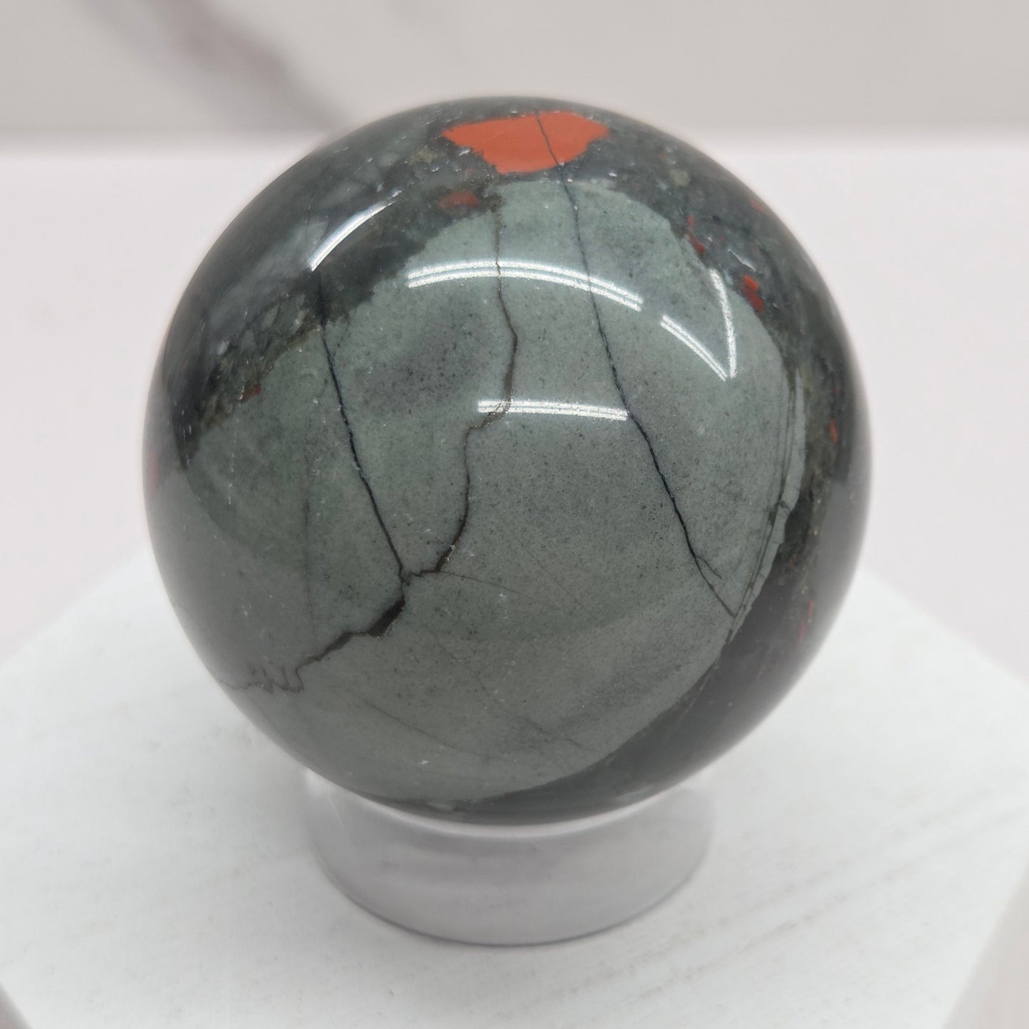 African Bloodstone sphere