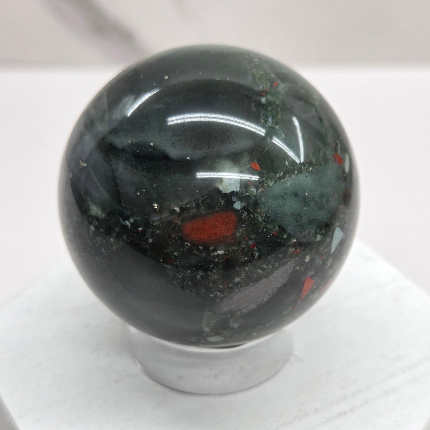 African Bloodstone sphere