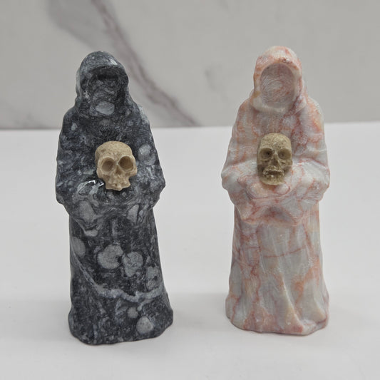 Grim Reaper carving