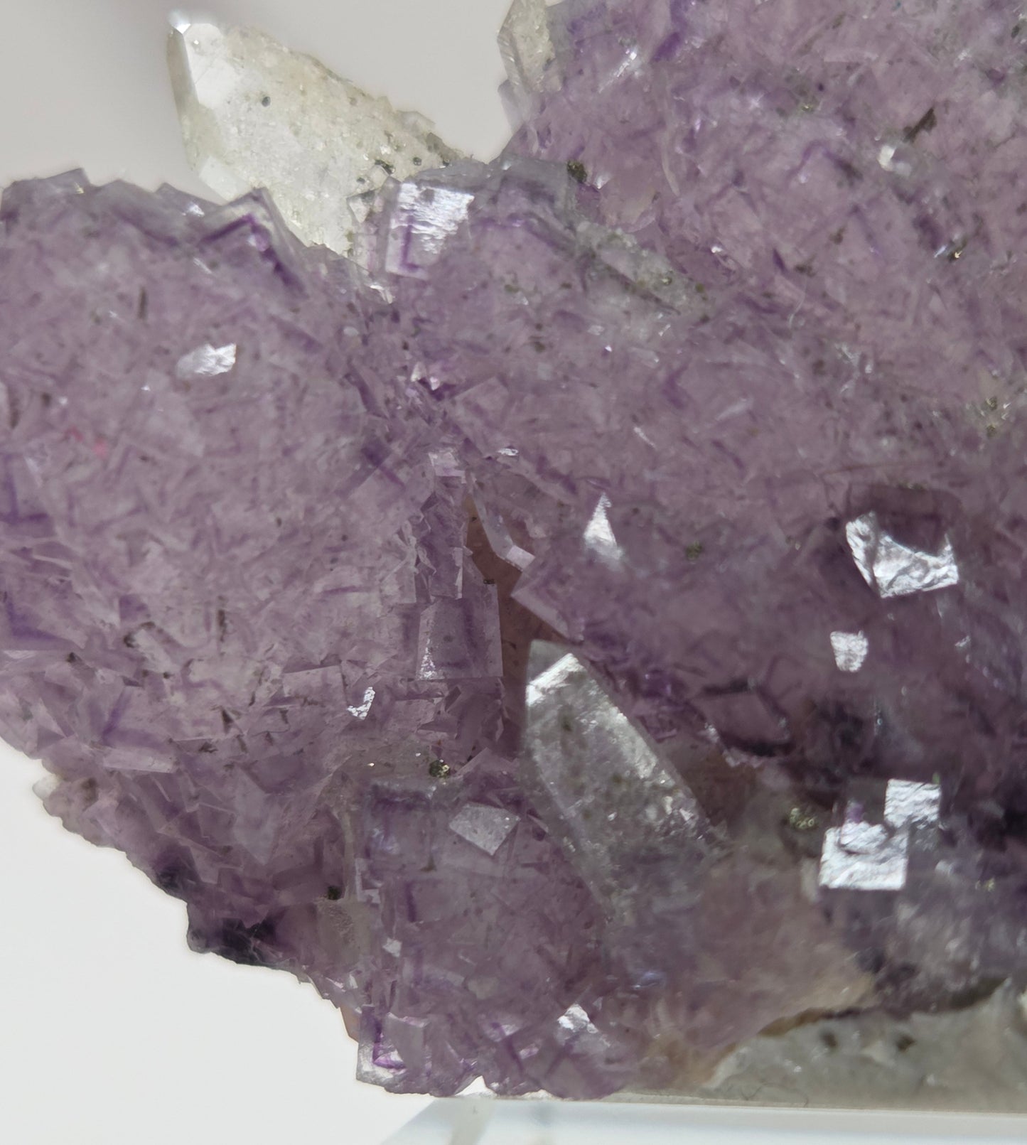 Quartz covered Fluorite - China