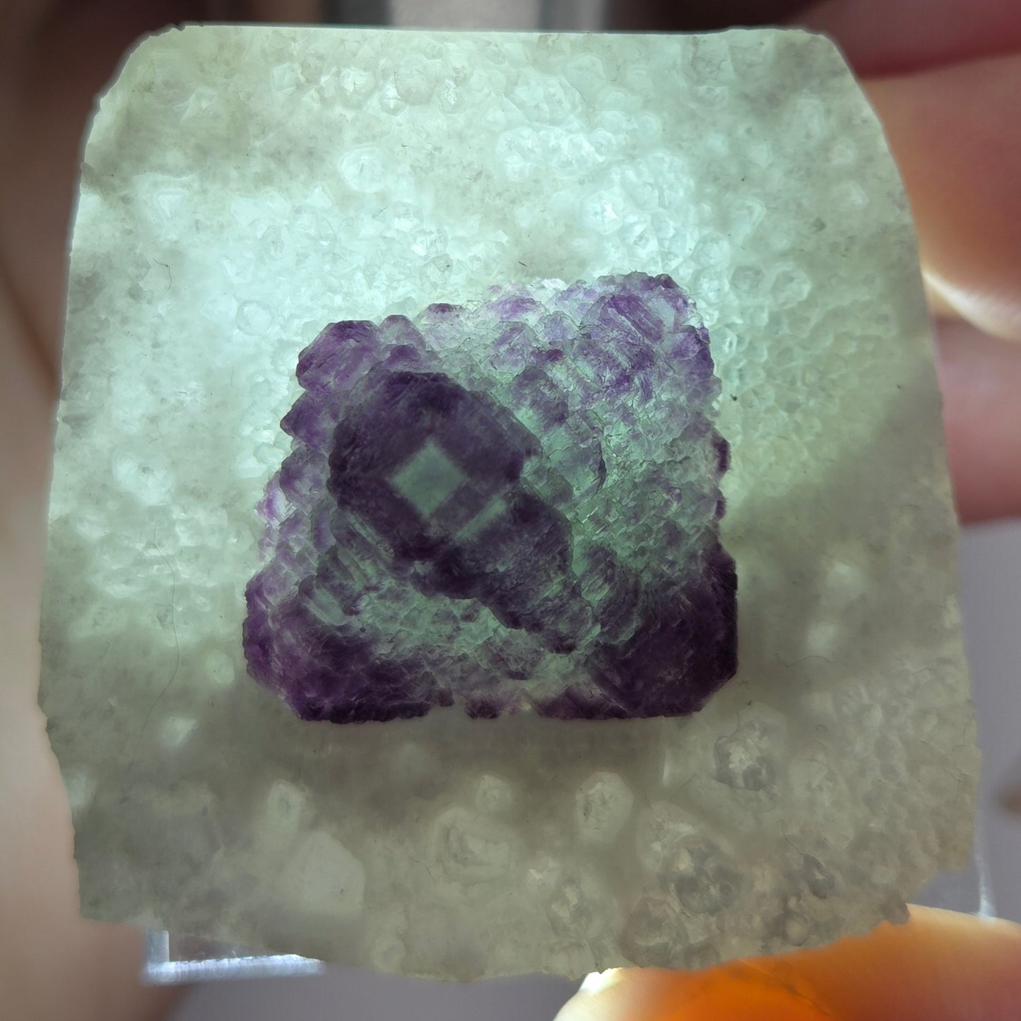 Octahedral Fluorite - China