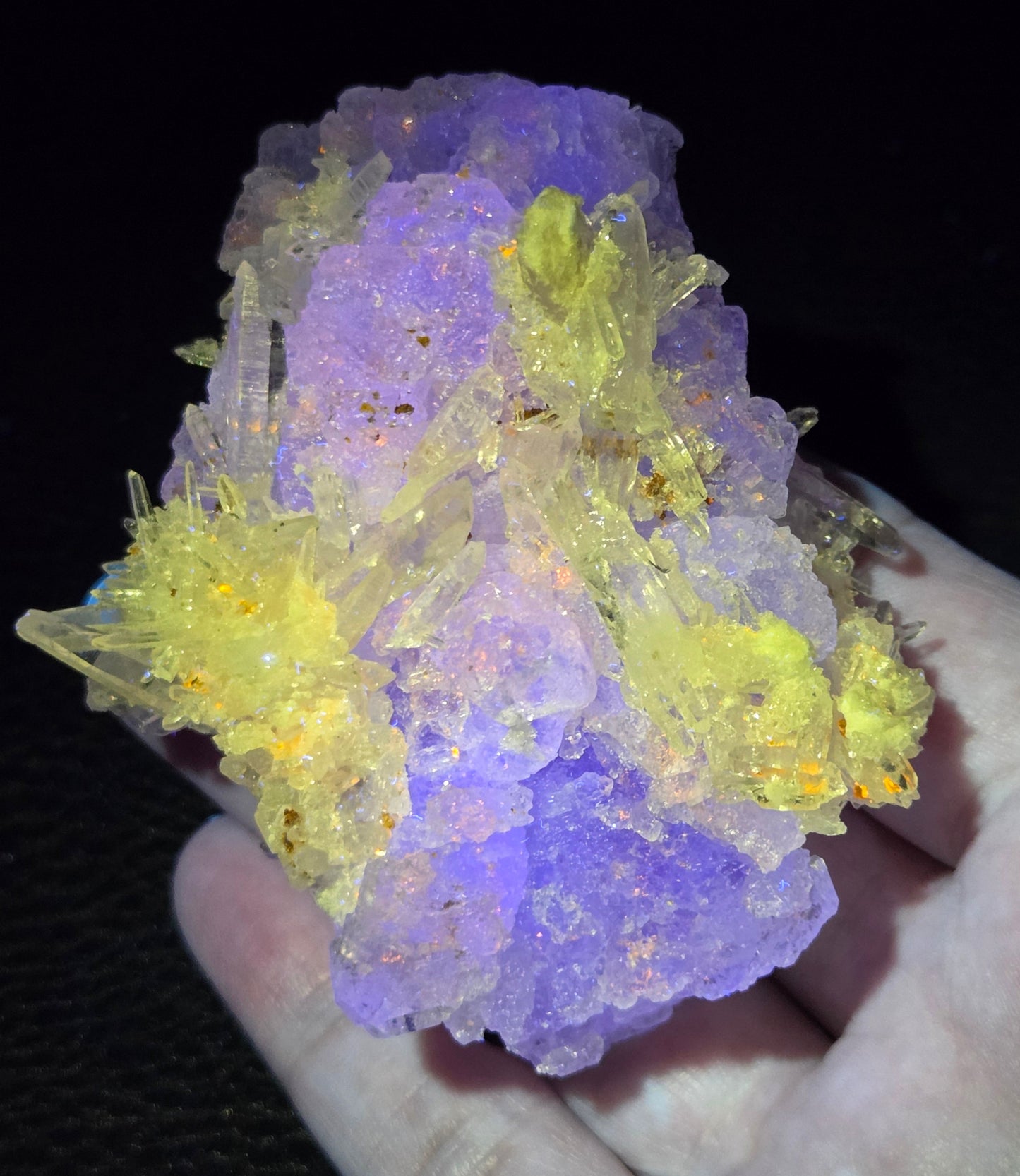 Fluorite w/ Quartz - Peru