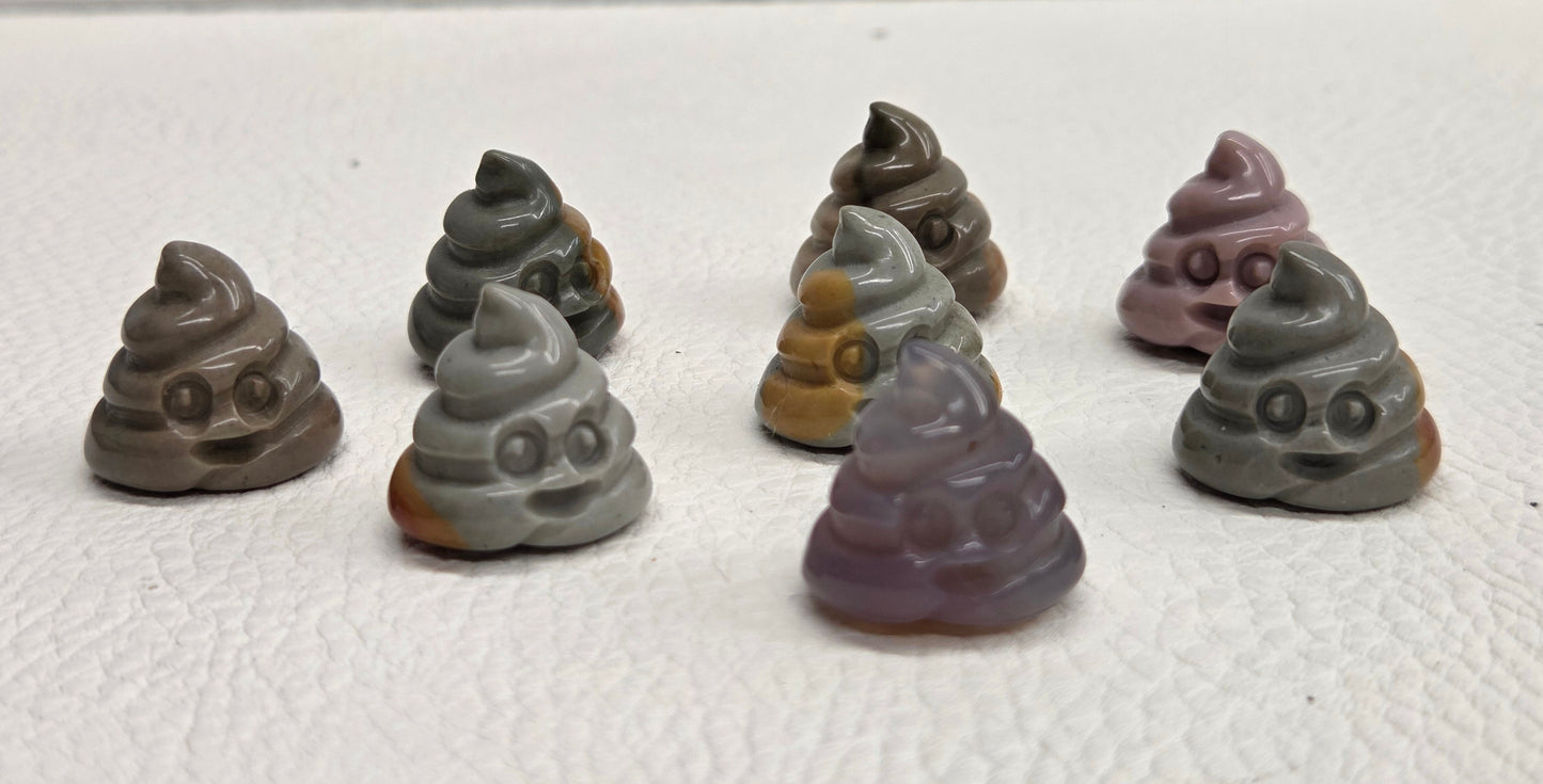 Alashan Agate mini carving - Poop