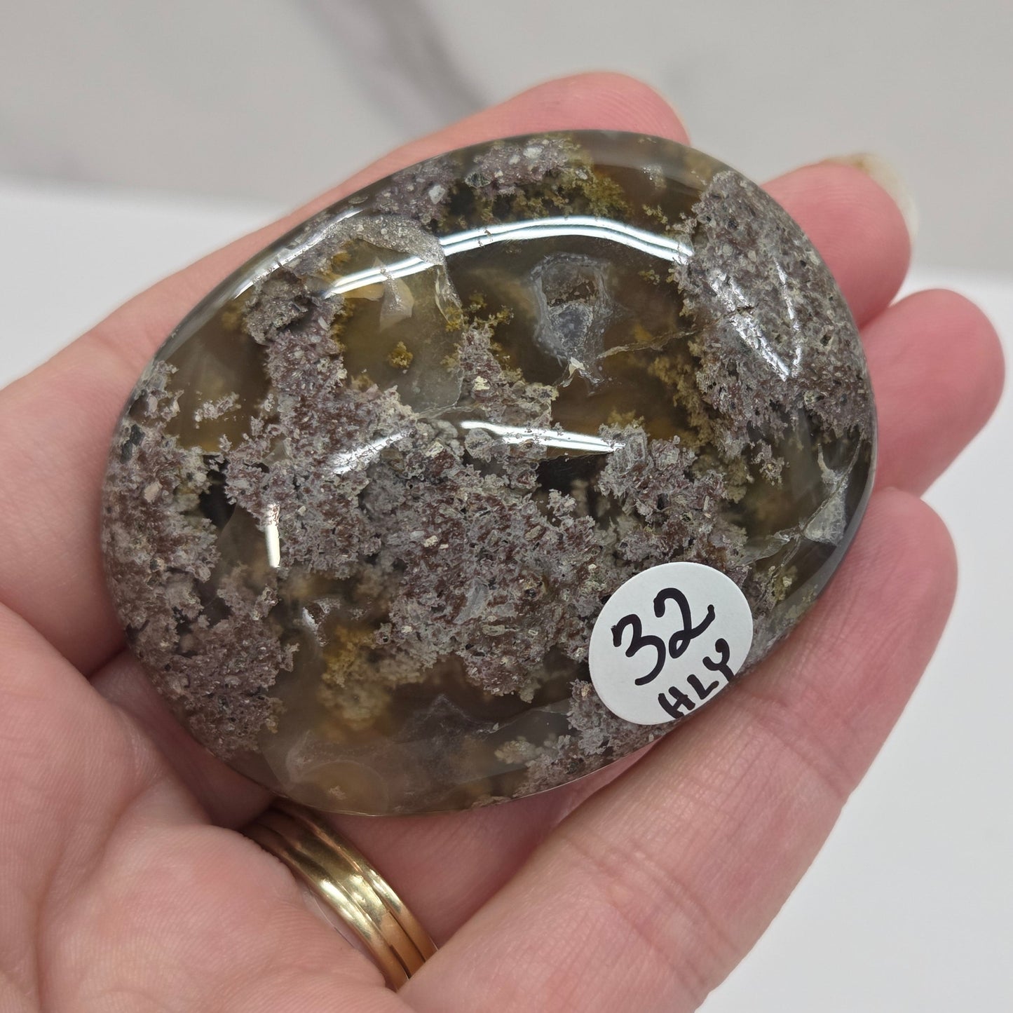 Palm - Scenic Moss Agate