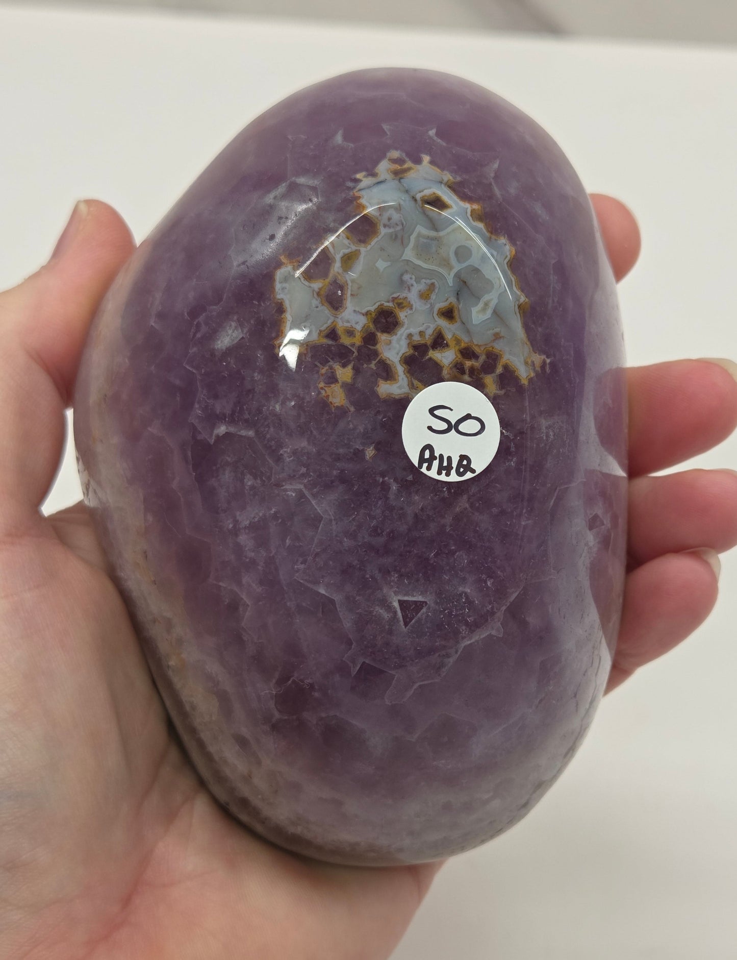 Amethyst with Agate bowl
