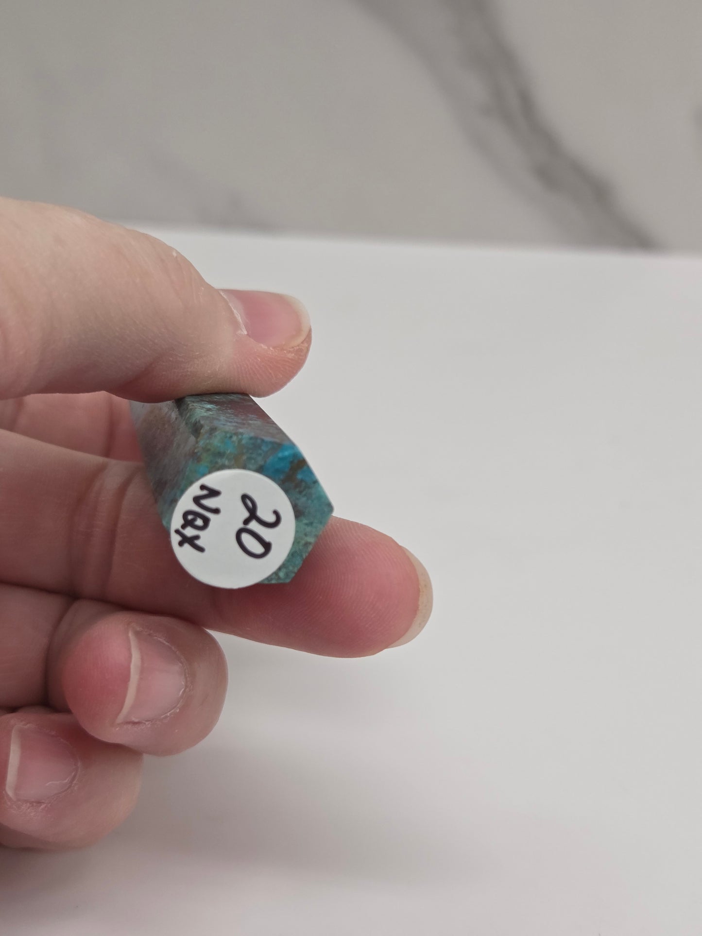 Azurite Chrysocolla tower