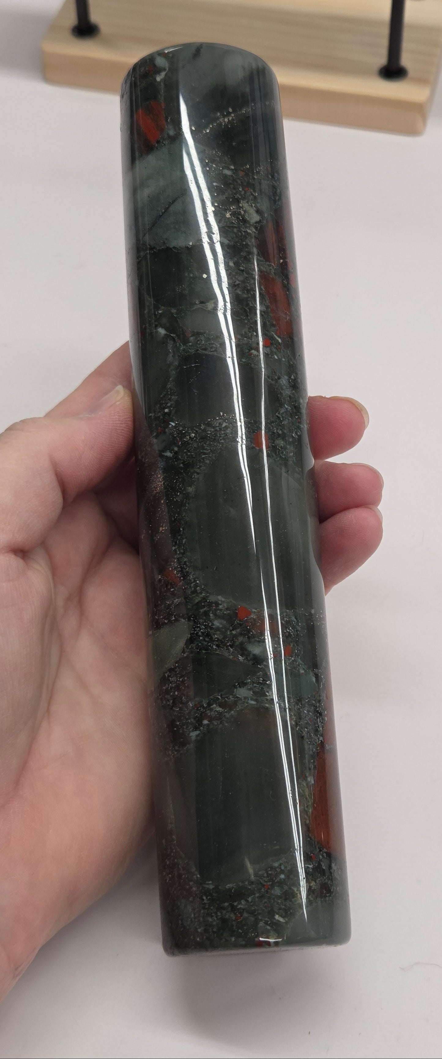 Bracelet holder - African Bloodstone